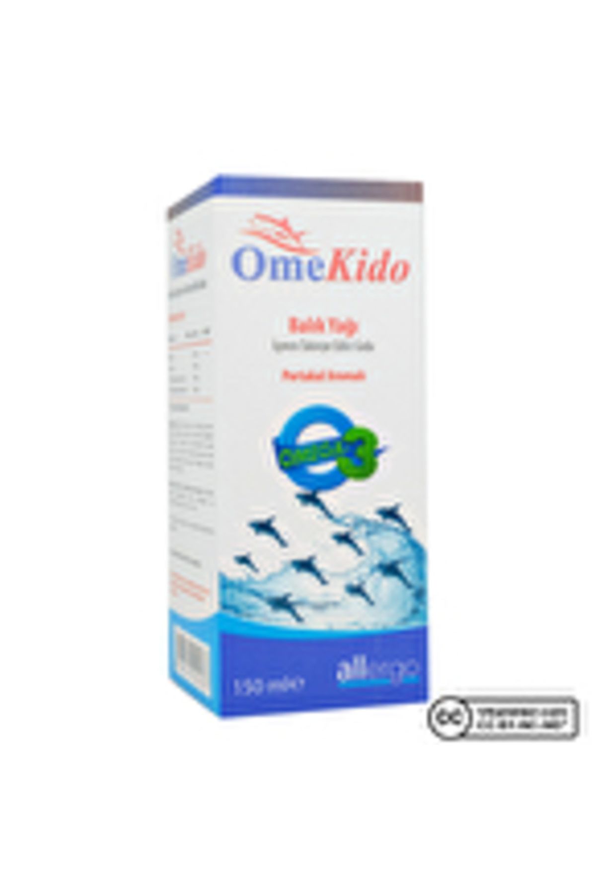 Allergo OmeKido Omega 3 Balık Yağı 150 mL ( 1 ADET )