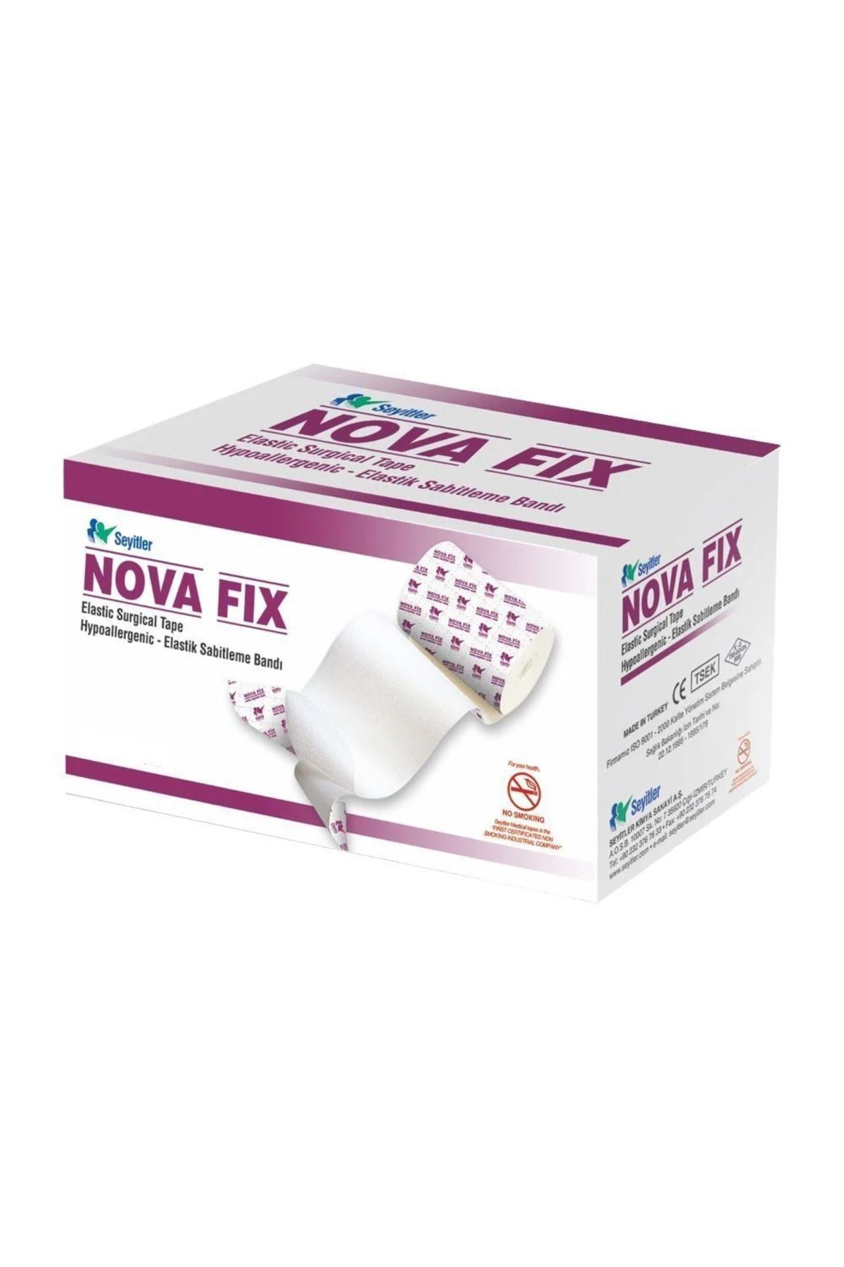 Seyitler Kimya Nova-Fix Tıbbi Esnek Plaster 5cm x 5m 5 Adet