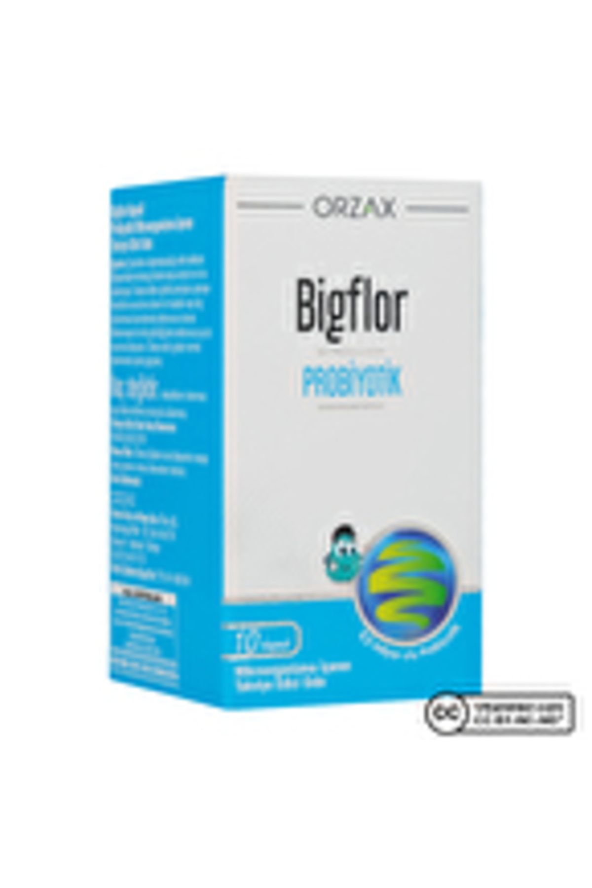Orzax Bigflor Probiyotik & Prebiyotik 10 Kapsül ( 1 ADET )