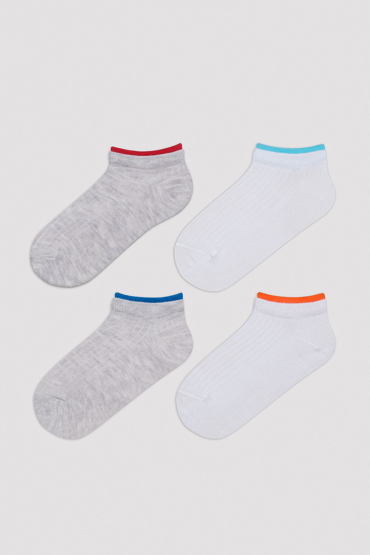 Penti Erkek Çocuk Thin Lines 4lü Çok Renkli Patik Çorap