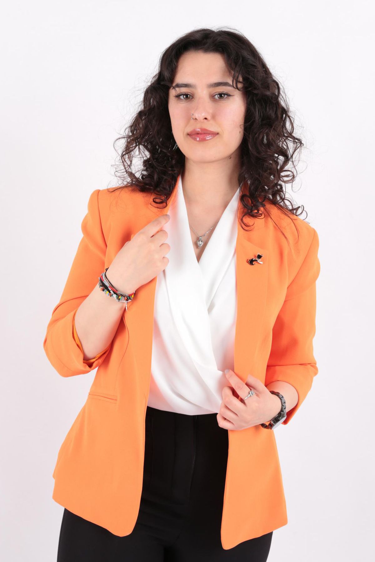 Ayhan 90179 Kadın Blazer Ceket