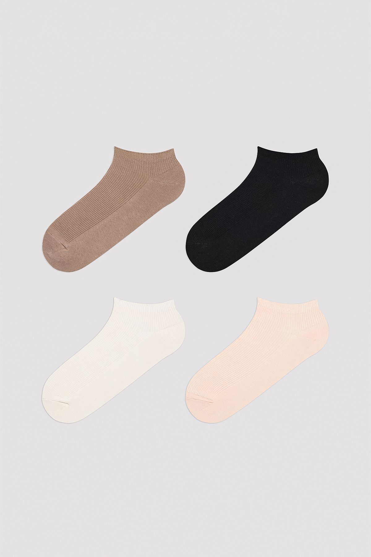 Penti Soil Color Açık Kahverengi 4lü Patik Çorap