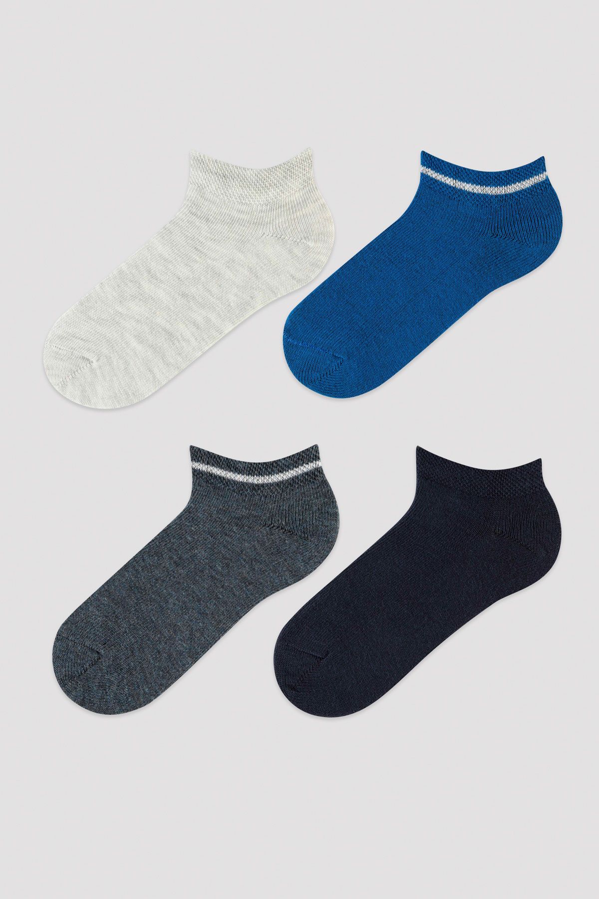 Penti Çok Renkli Erkek Çocuk 4'lü Patik Çorap