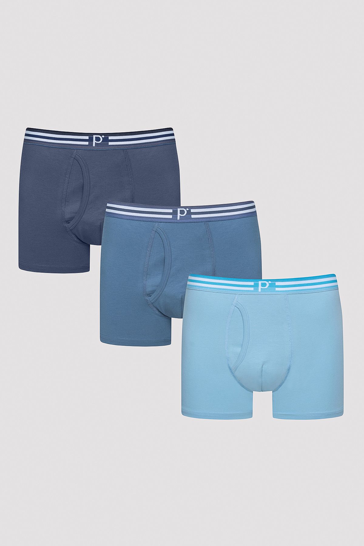 Penti Erkek Blue Mix Çok Renkli 3lü Boxer