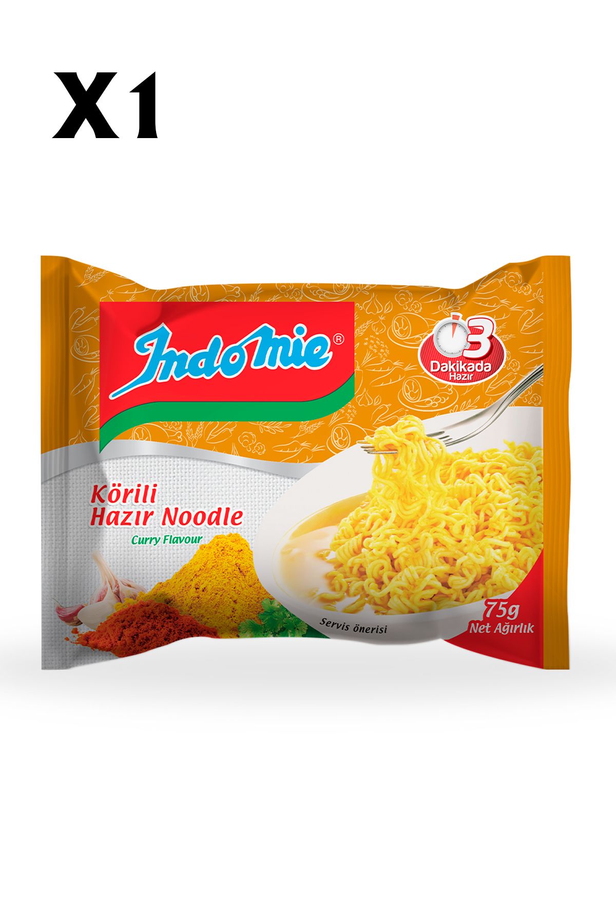 Indomie Körili Hazır Noodle 75 gr