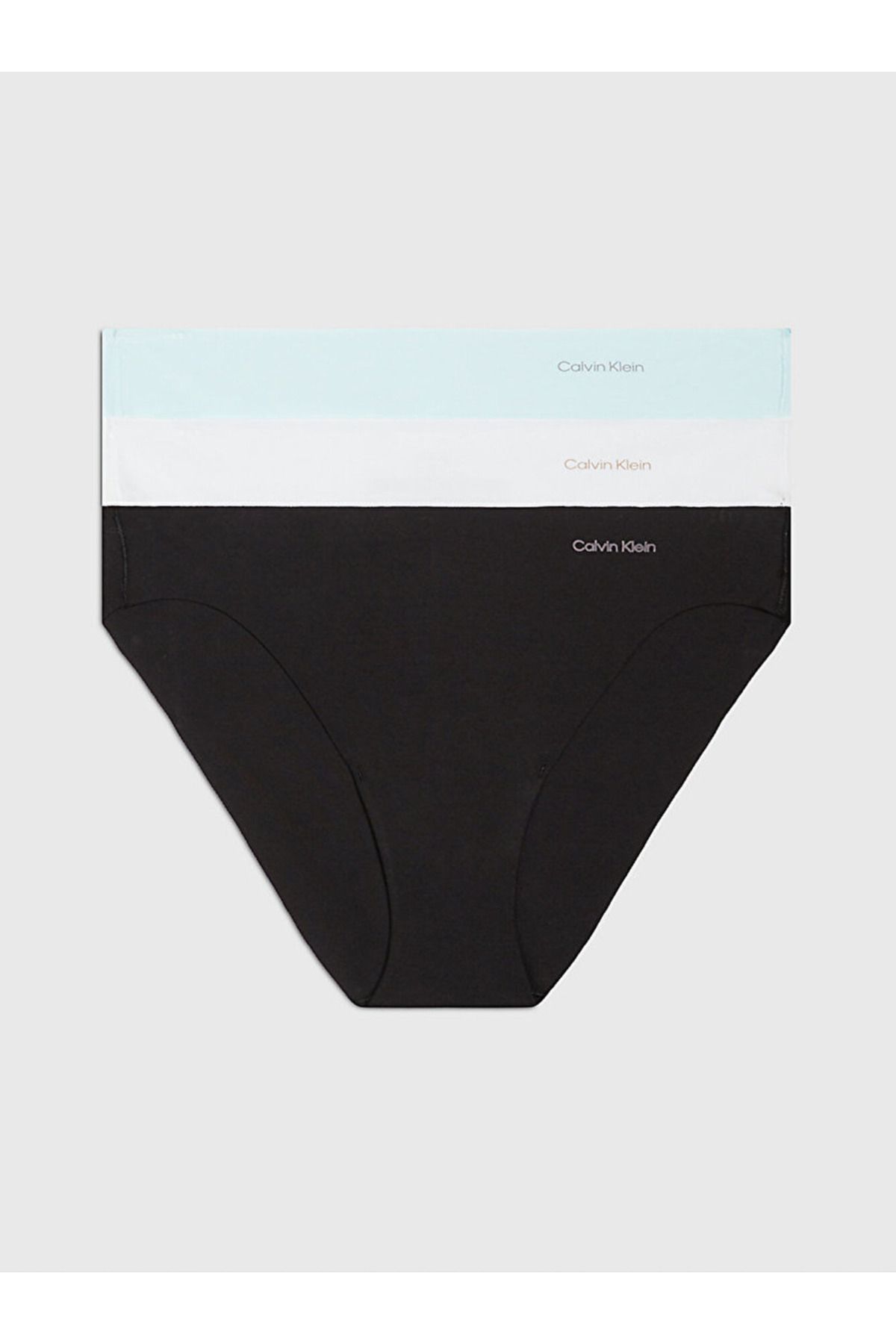 Calvin Klein 3 Pack Bikini Briefs - Invisibles Cotton