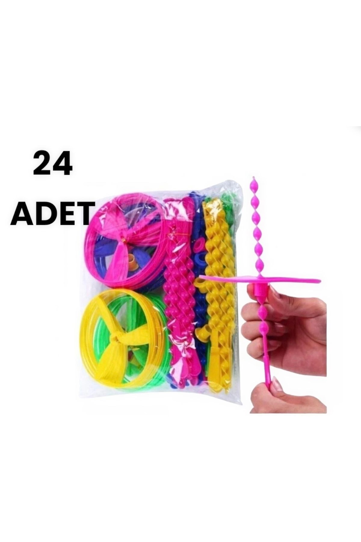 grs oyuncak Nostalji Oyuncak 24 Adet Dev Uçan Daire - Dev Ufo Pervane Büyük Ac-141014