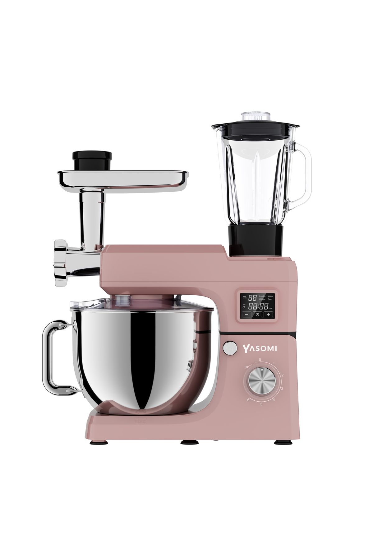 Yasomi Sm 1511bml Led Ekranlı Kıyma Çekme Aparatlı Blender Stand Mikser Mutfak Şefi