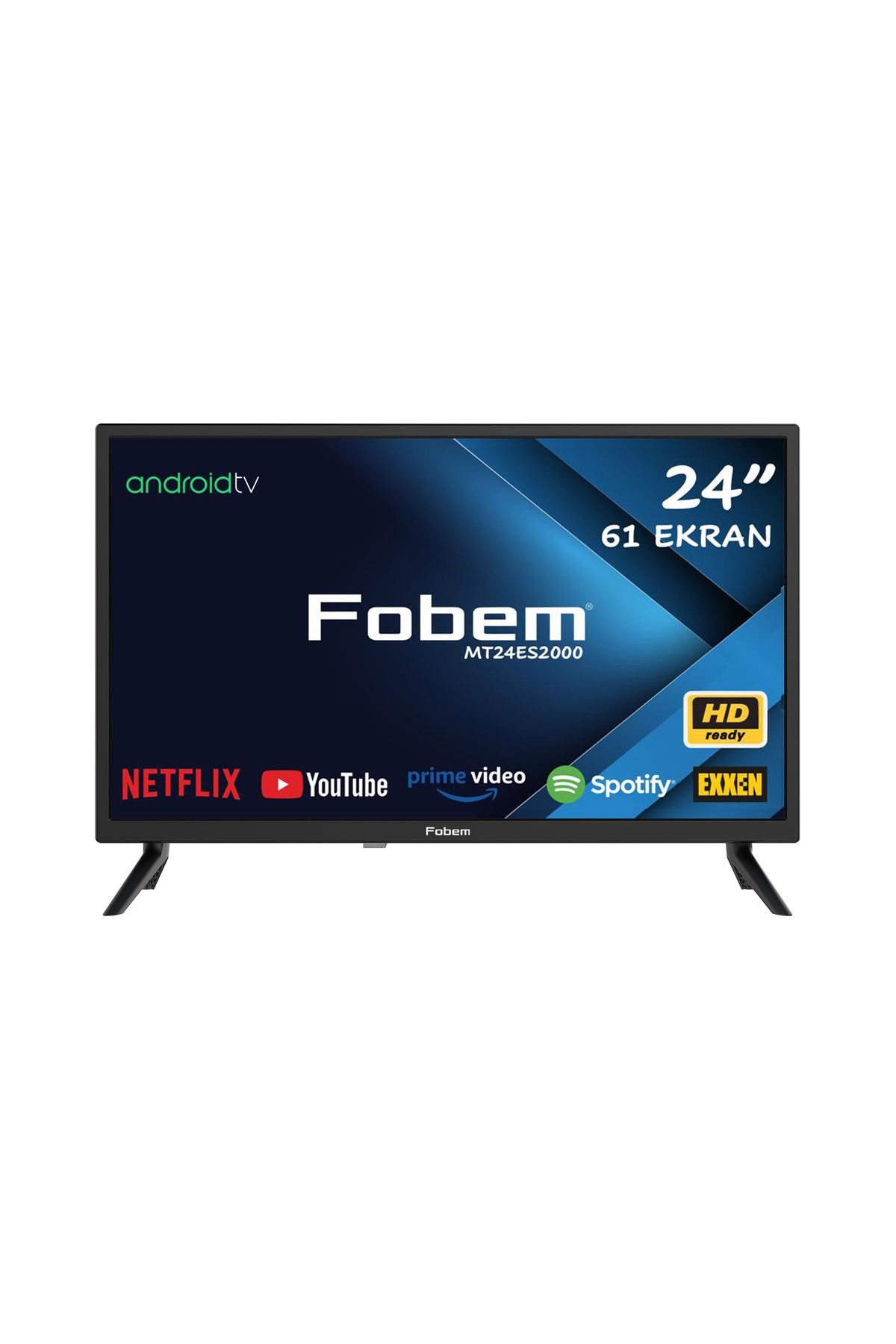 FOBEM MT24ES2000 24''61 Ekran Dahili Uydu Alıcılı HD Ready Android Smart LED TV
