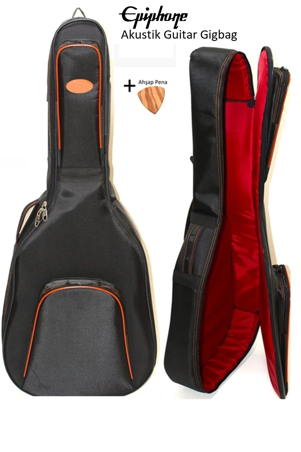 Donizetti Yüksek Koruma Epiphone Elektrik Elektro Ve Akustik Gitar Kılıfı Taşıma Çantası Gigbag Soft Case