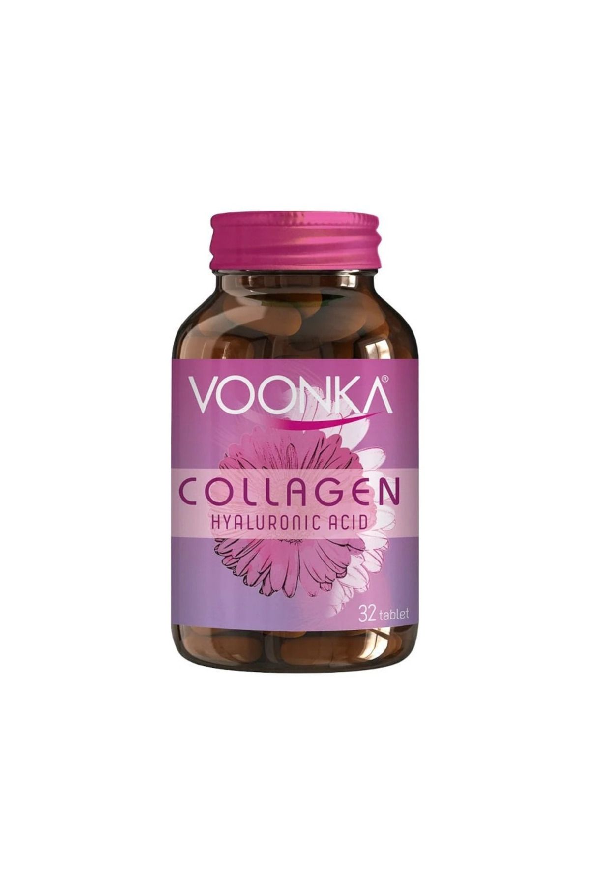 Voonka Beauty Collagen+Hyaluronic Acid–Hidrolize Kollajen ve Hyaluronik Asit İçeren Takviye Edici Gıda 32li