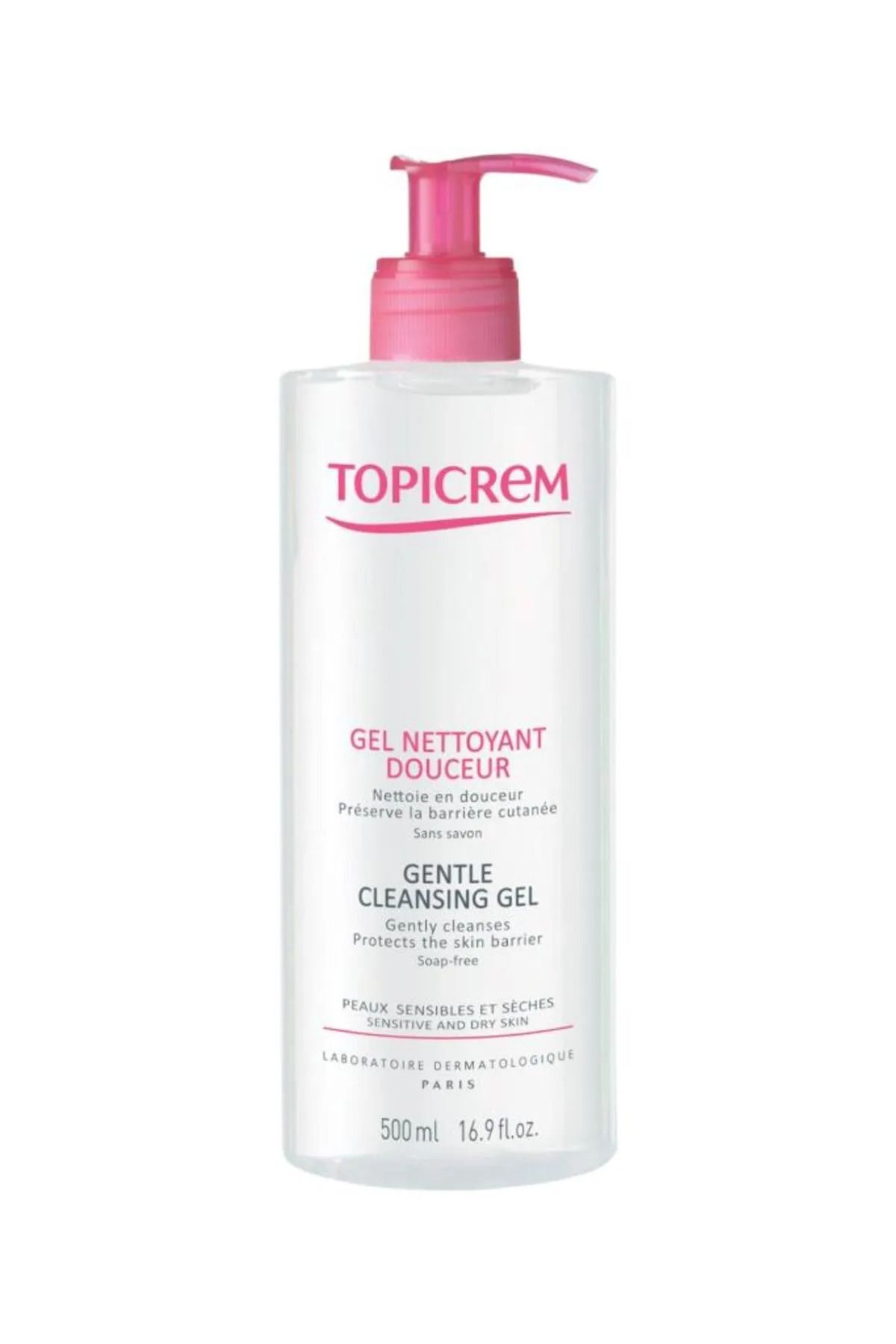 Topicrem Gentle Cleansing Gel Body And Hair 500 ml