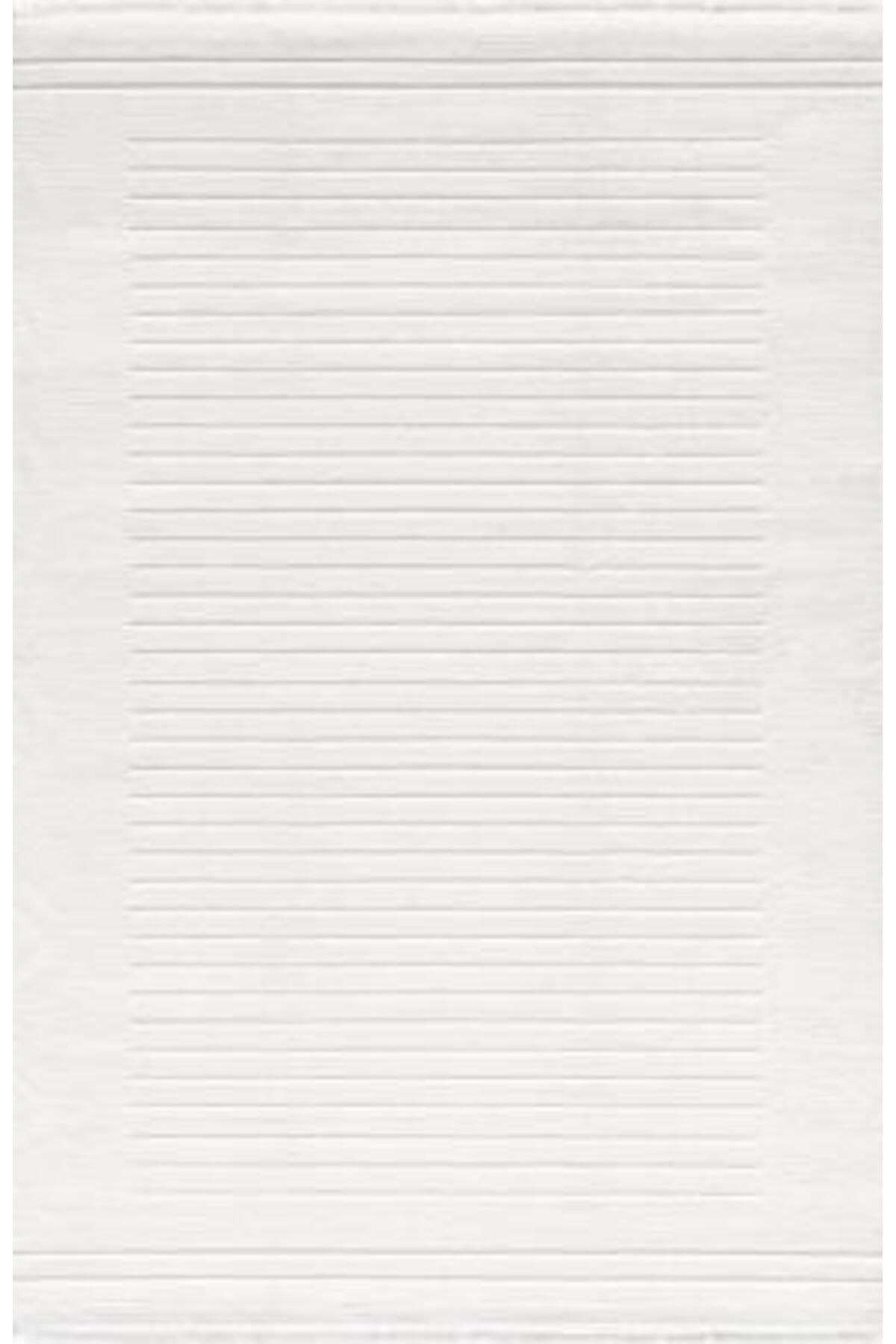 Pierre Cardin Çam Halı Pierre Cardin Halı Quenta Qz01a Beyaz Modern Desen Halısı