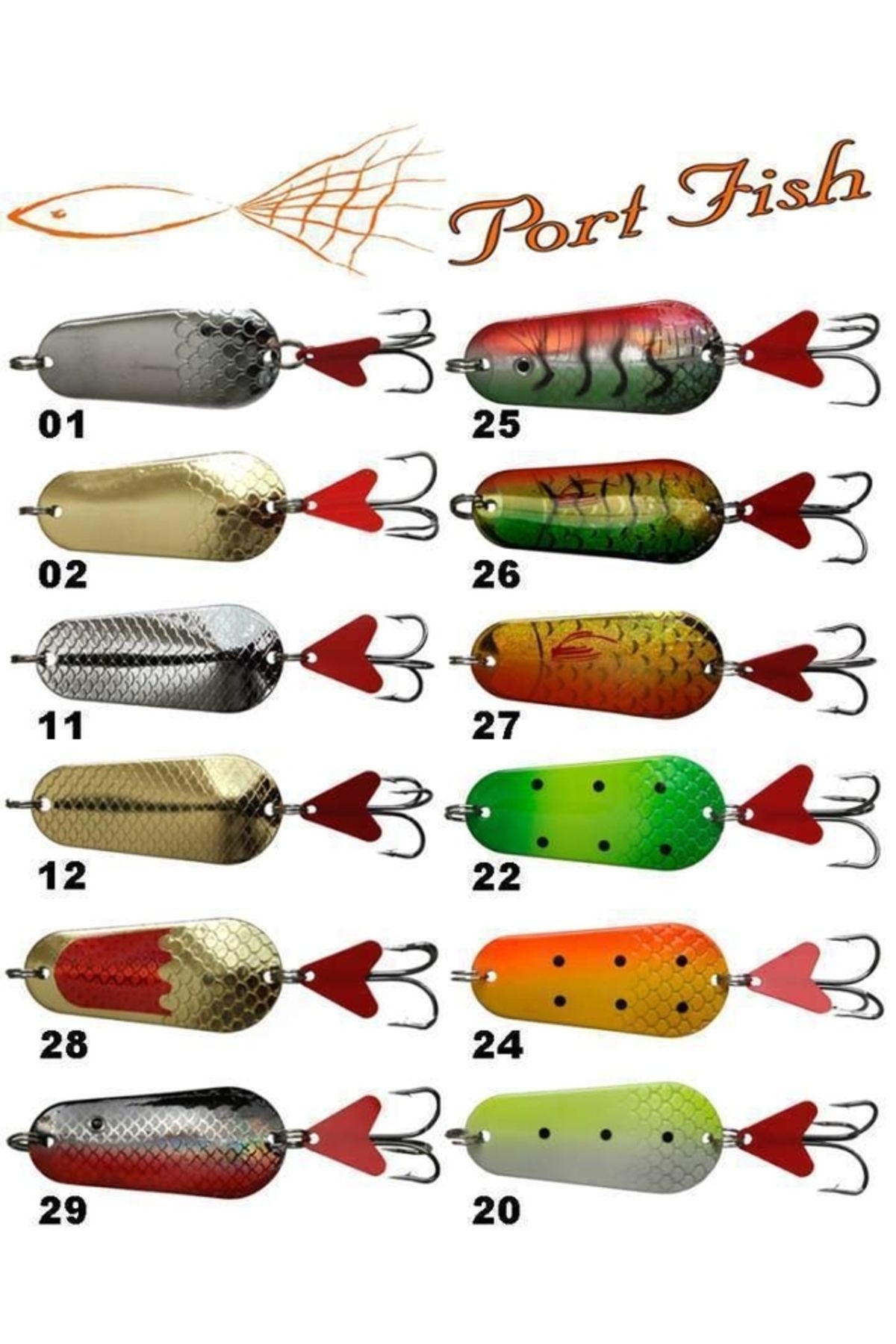 Genel Markalar Portfish Turna Kaşığı 30gr Renk:26