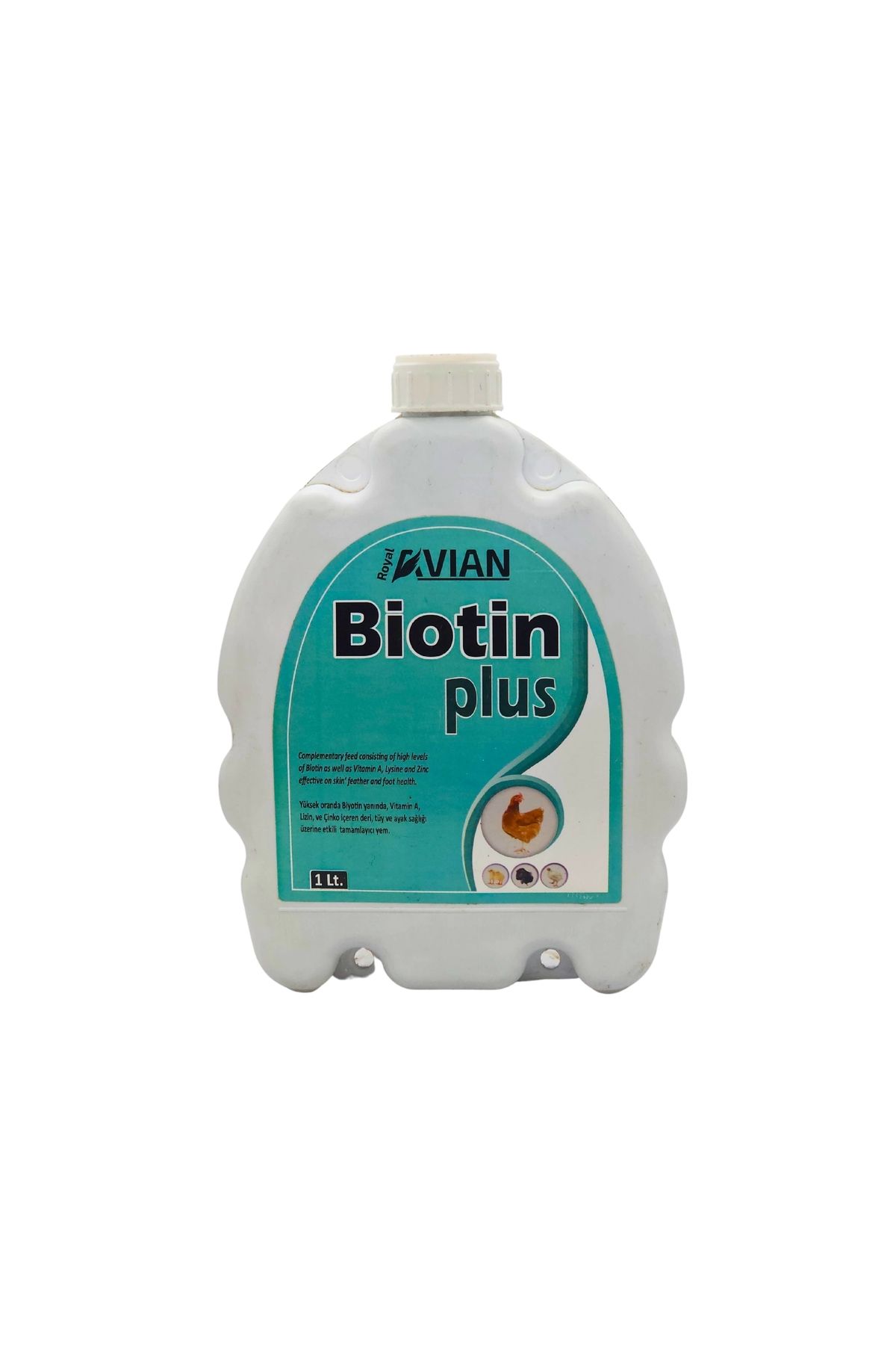 Royal İlaç Royal Ilaç Biotin Plus 1 Lt. Güvercin Ve Tavuklar Için Biotin Çinko Ve Vitamin A Tamamlayıcı Yem