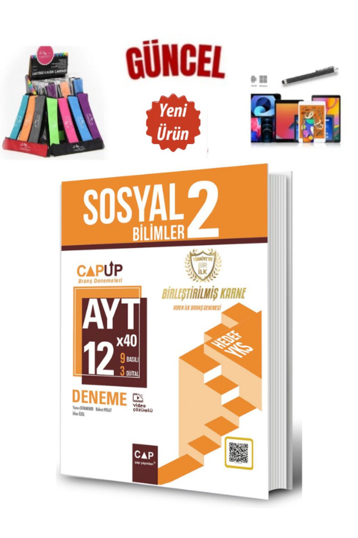 Çap Yayınları 2024-2025 AYT Sosyal Bilimler 2 12 X 40 Up Deneme+Kalem+Kalemlik
