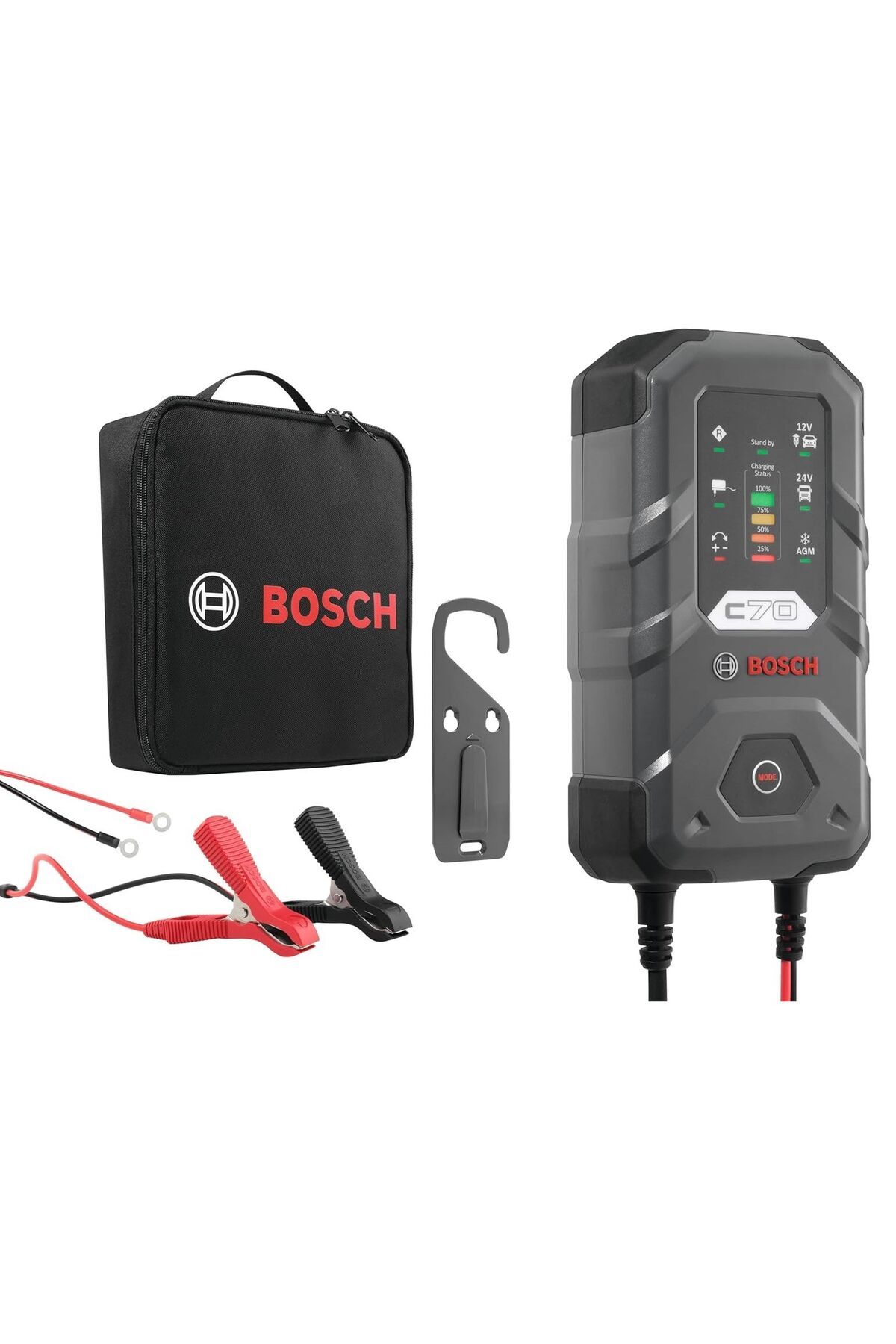 Bosch C70 (C7) 12/24V 10A Akü Şarj Cihazı