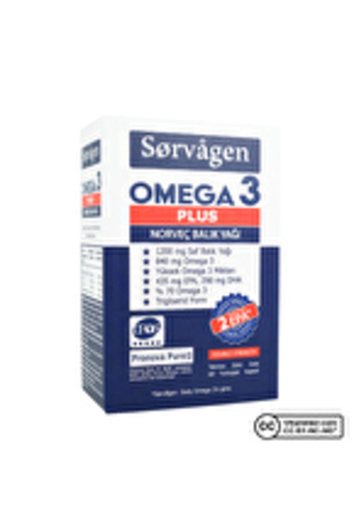 Sorvagen Omega 3 Plus 1200 Mg Balık Yağı 60 Kapsül ( 1 ADET )