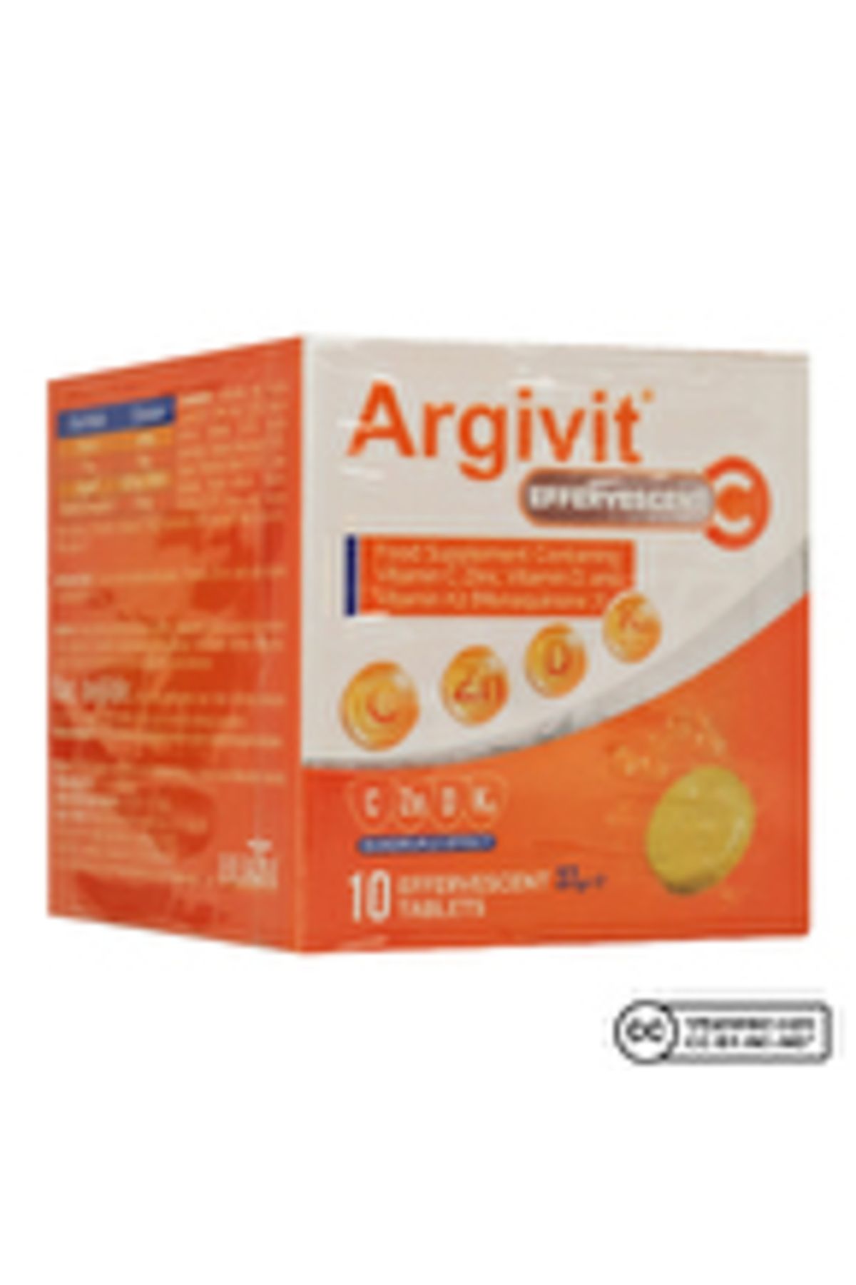 Argivit Vitamin C 10 Efervesan Tablet ( 1 ADET )
