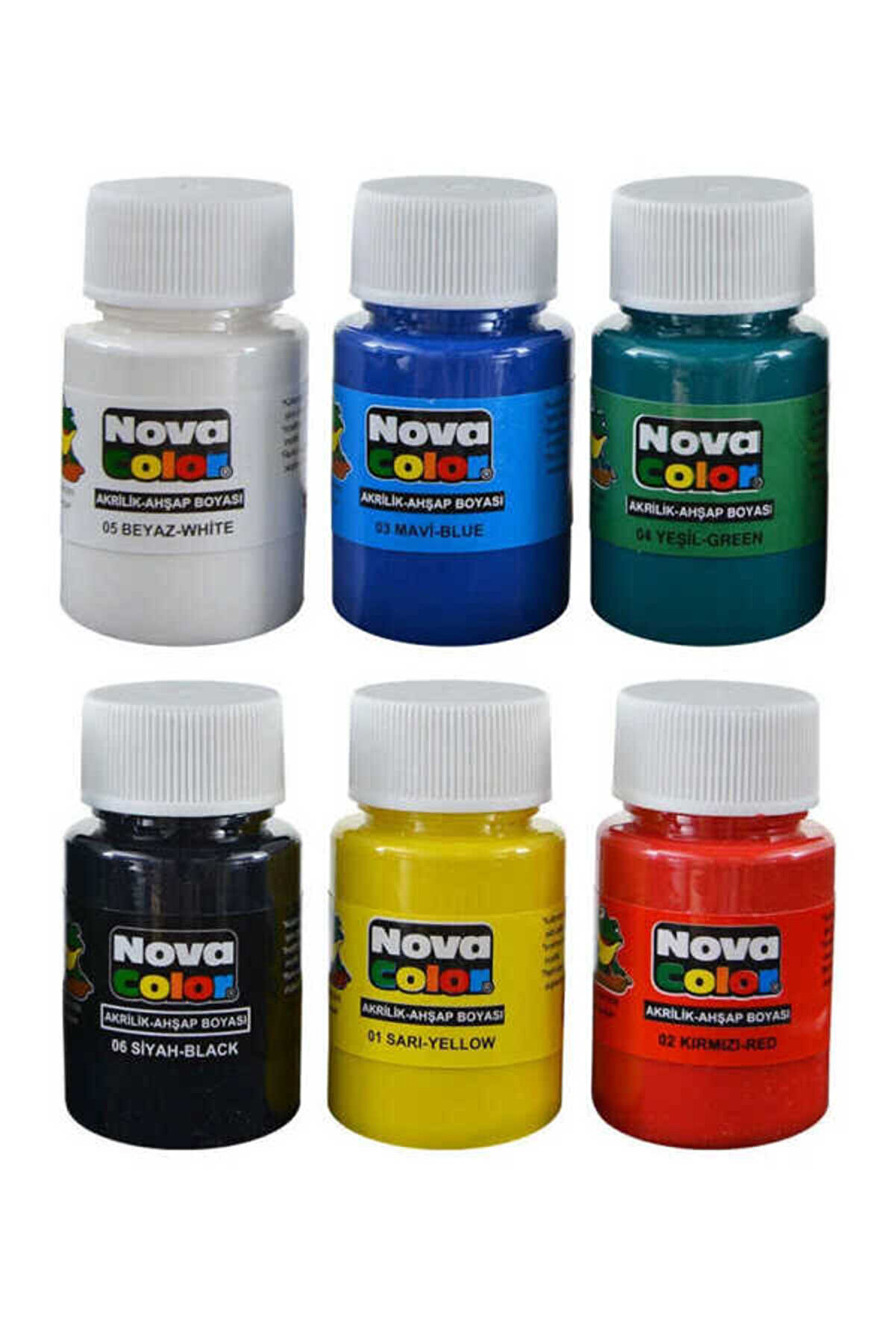 nova color Parmak Boyası 6 Renk Nc-138