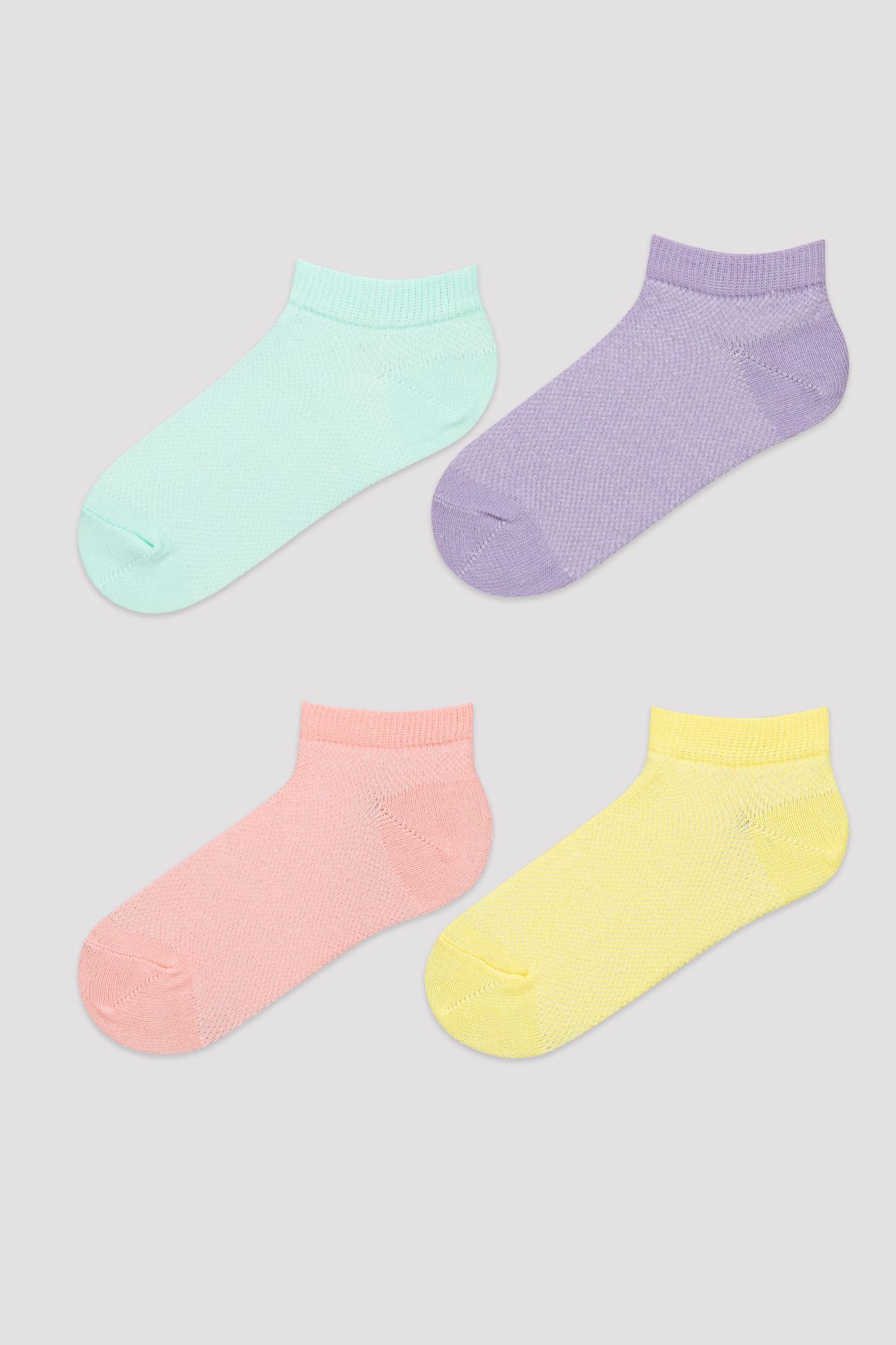 Penti Kız Çocuk Basic Colorful 4lü Patik Çorap