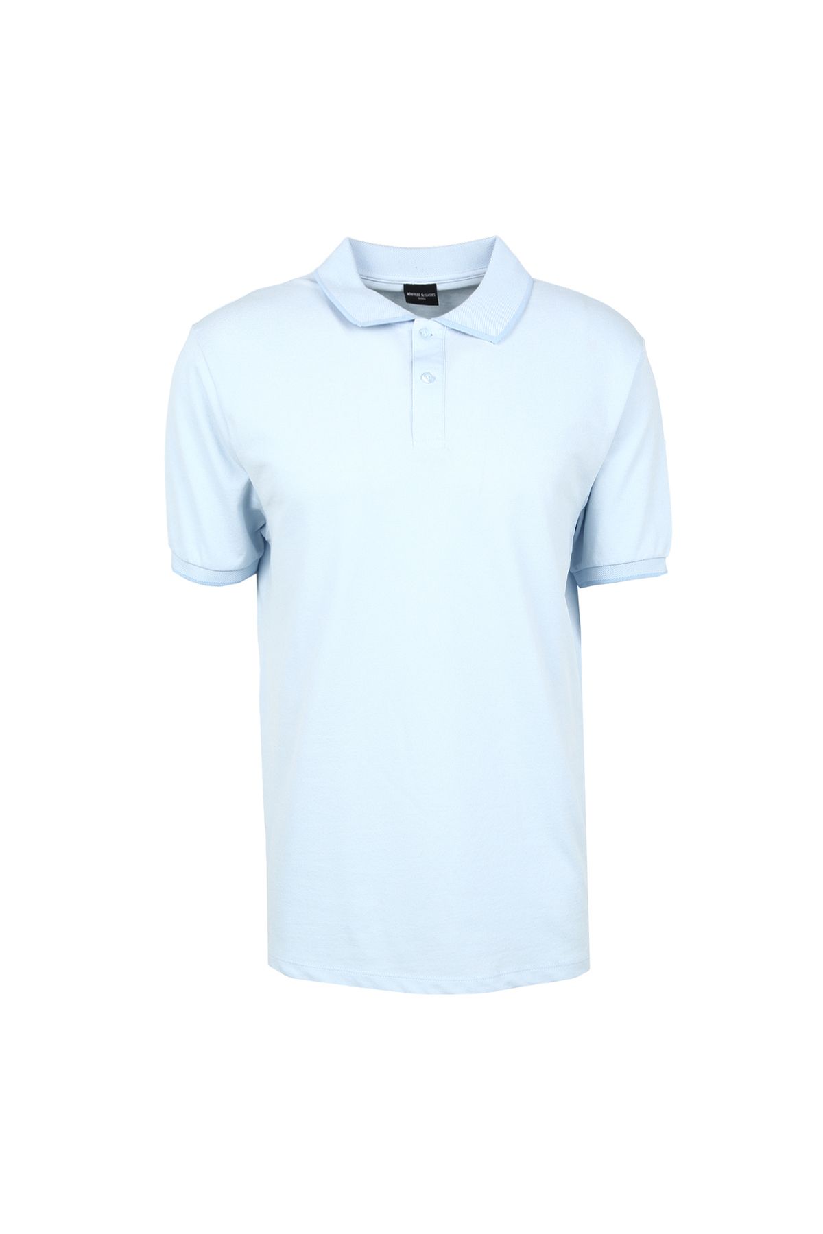 Altınyıldız Classics Altınyıldız Classics Açık Mavi - Beyaz Erkek Polo T-Shirt 4A9000000003