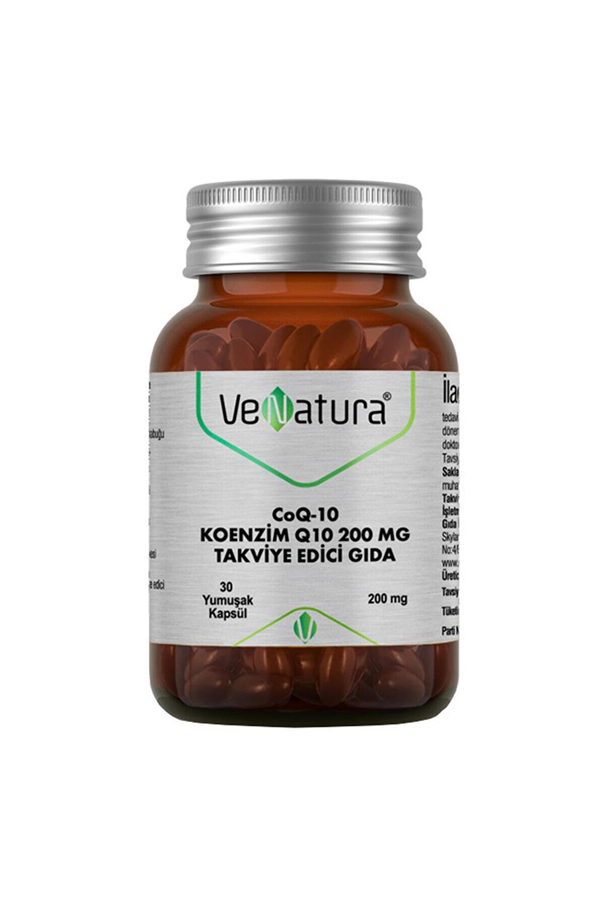 Venatura Coq-10 Koenzim Q10 200 Mg Takviye Edici Gıda 30 Kapsül