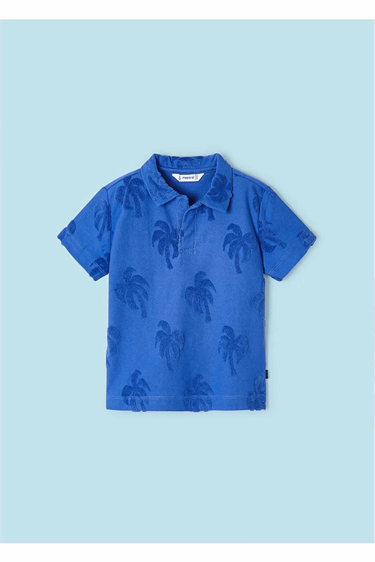 Mayoral Yazlık Erkek Polo Kısa Kol T-shirt Mavi