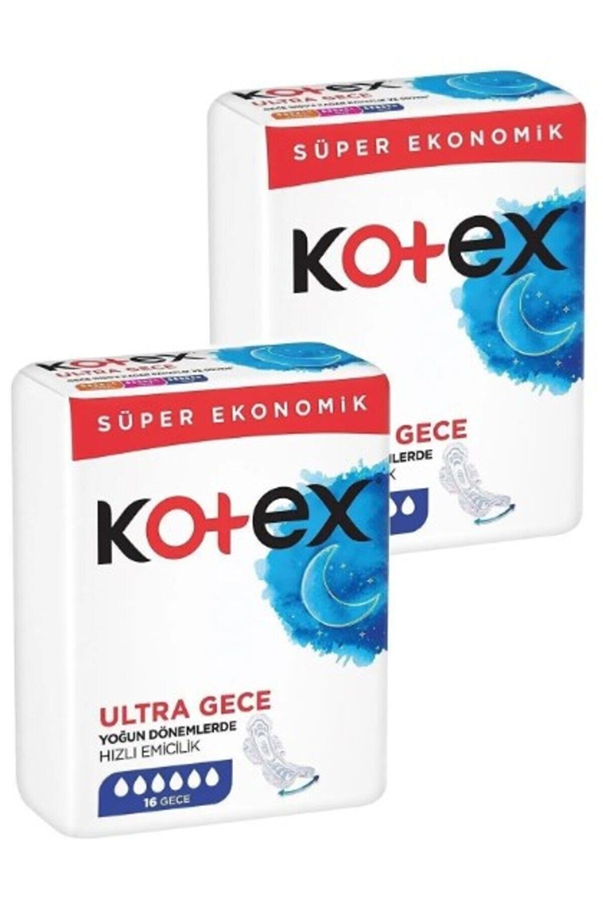 Kotex Ultra Hijyenik Ped Gece 2 X 16'lı