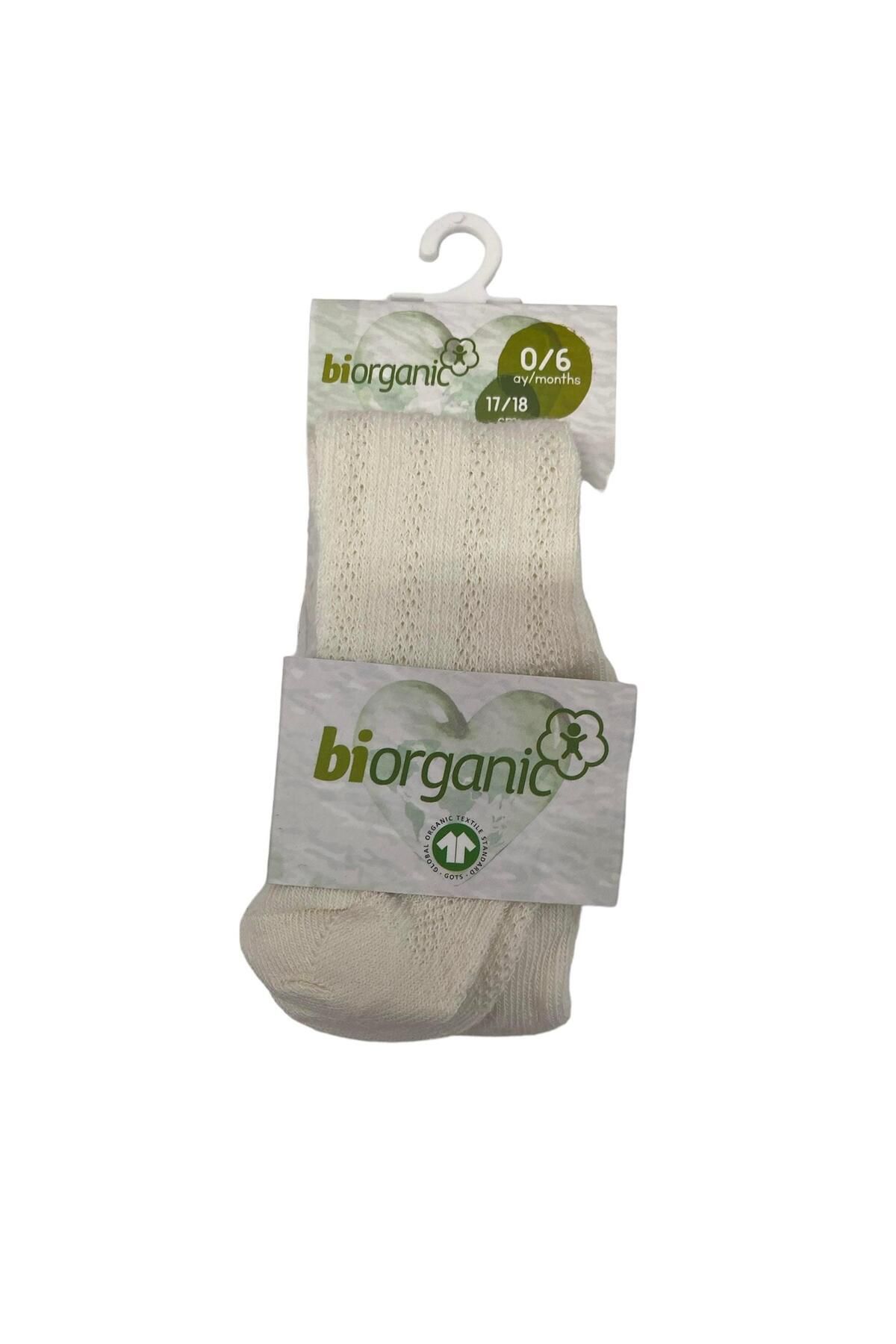 Bibaby Organik Çorap Külotlu Lady Ekru