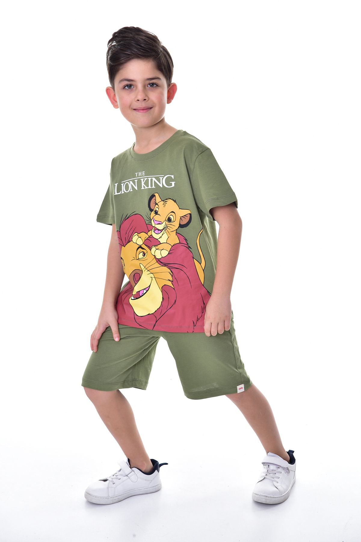 ZUZUNGA Lion King Baskılı 2'li Şort - T-Shirt Çocuk Takım