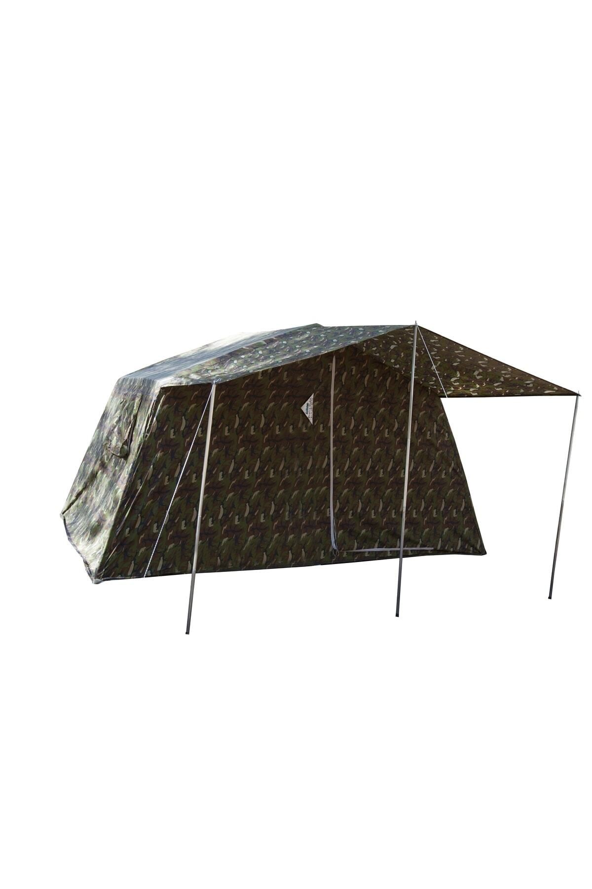 Tunç Çadır Tek Odalı Pamuklu Kamuflaj Kamp Çadırı
