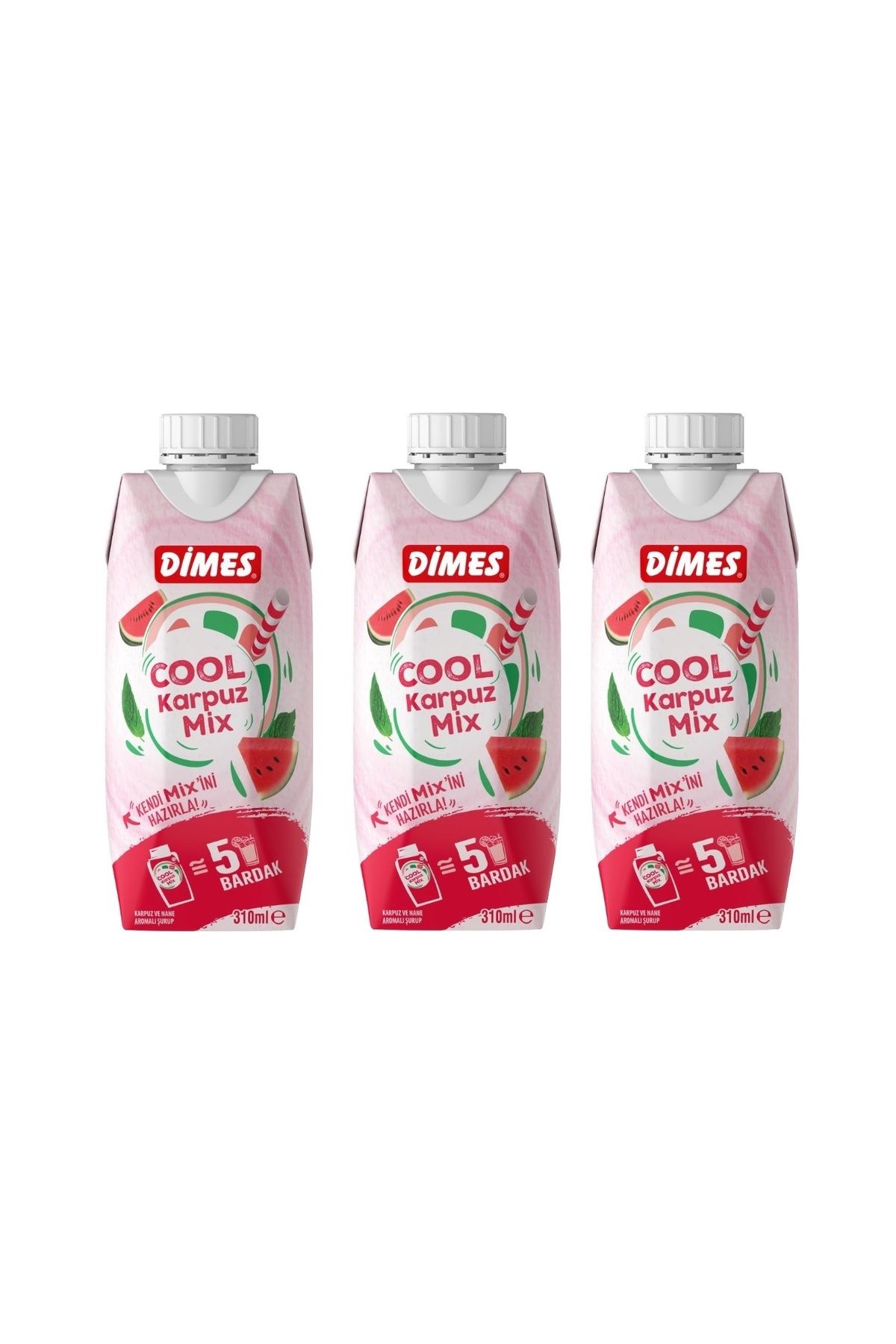 Dimes Cool Lime Karpuz Mix 310 ml 3 Adet