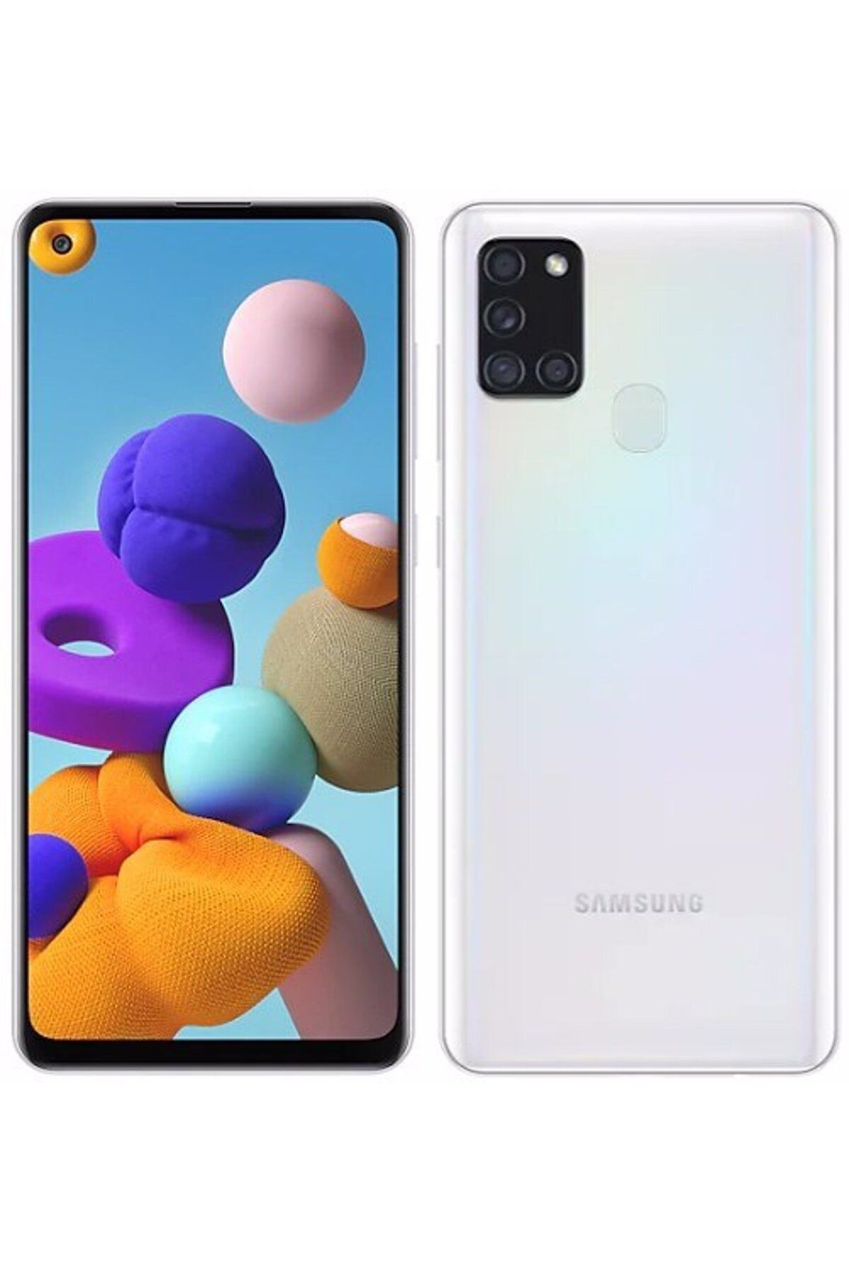 Samsung Yenilenmiş Samsung Galaxy A21S 64GB Beyaz B Kalite