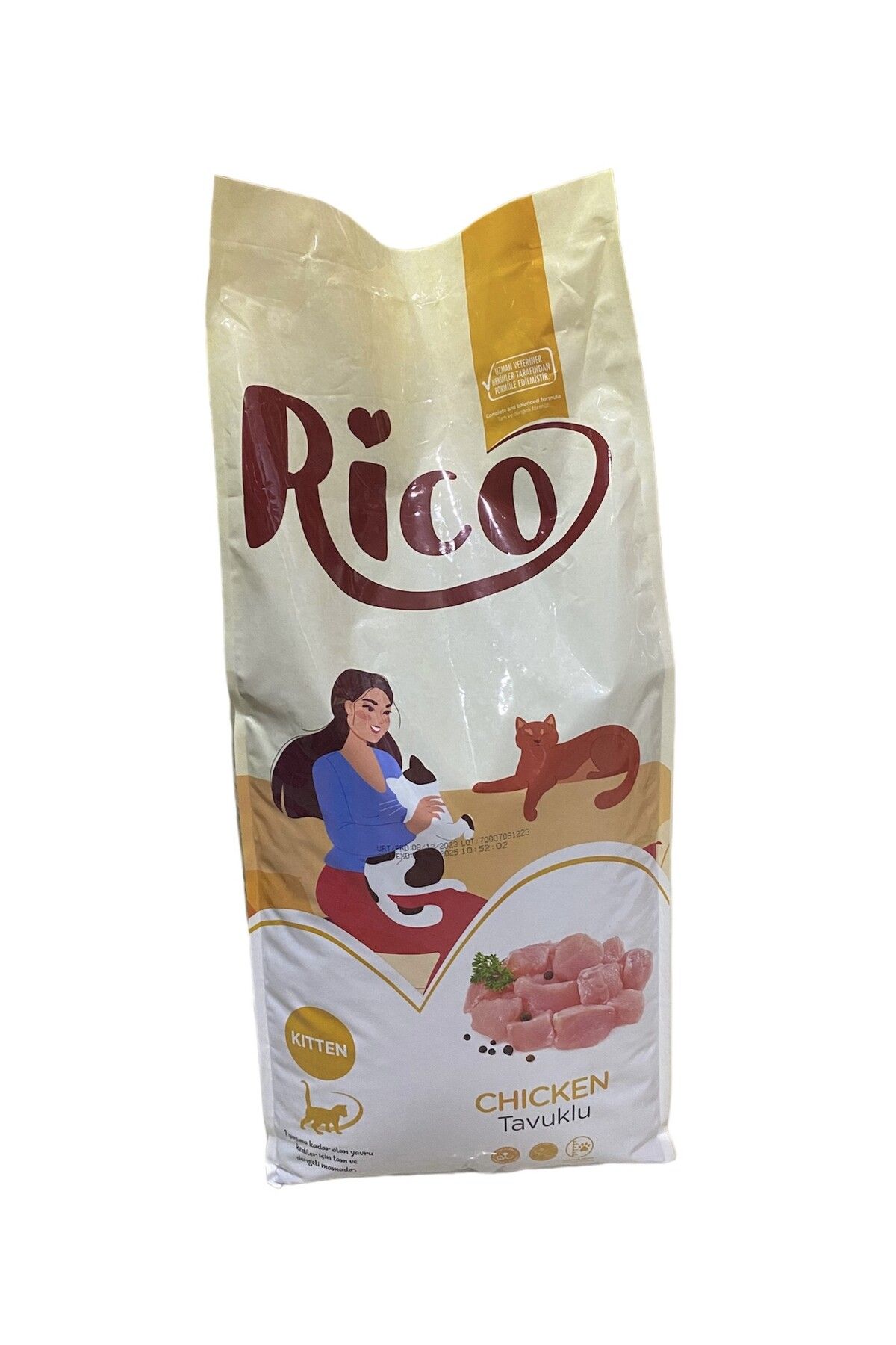 Rico Yavru Kedi Maması- Tavuklu 15 kg
