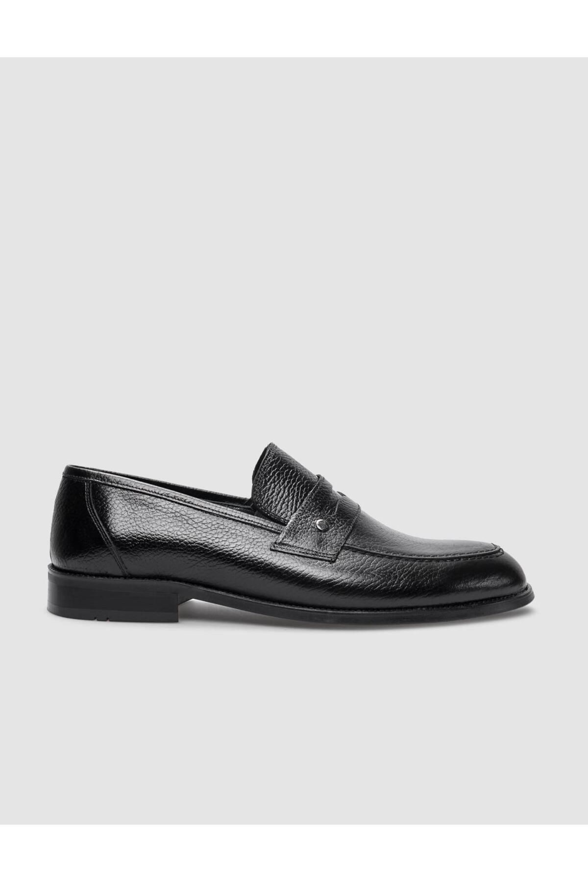 Cabani %100 Hakiki Deri Siyah Erkek Klasik Ayakkabı