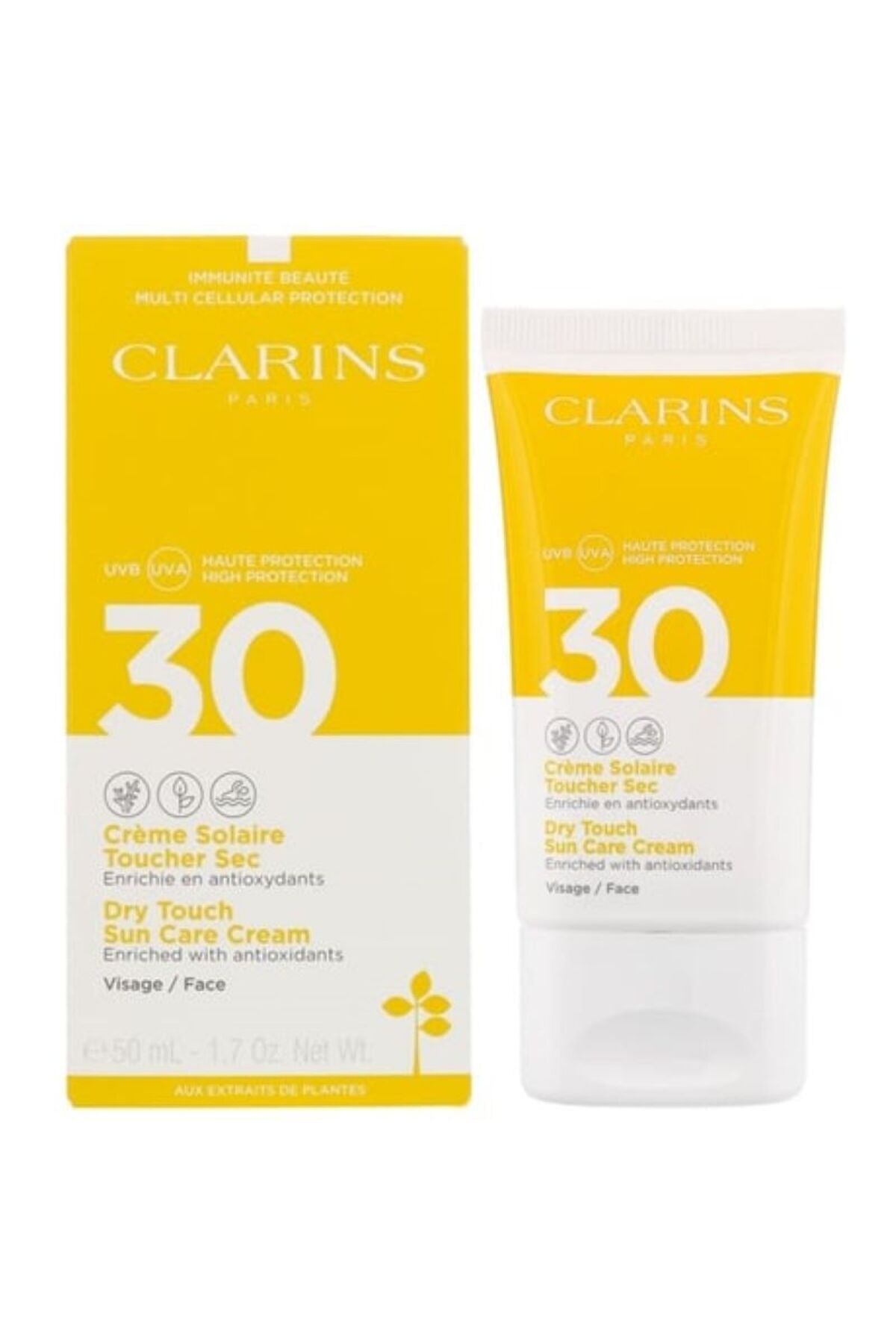 Clarins Dry Touch Sun Care Cream Spf30 50ml