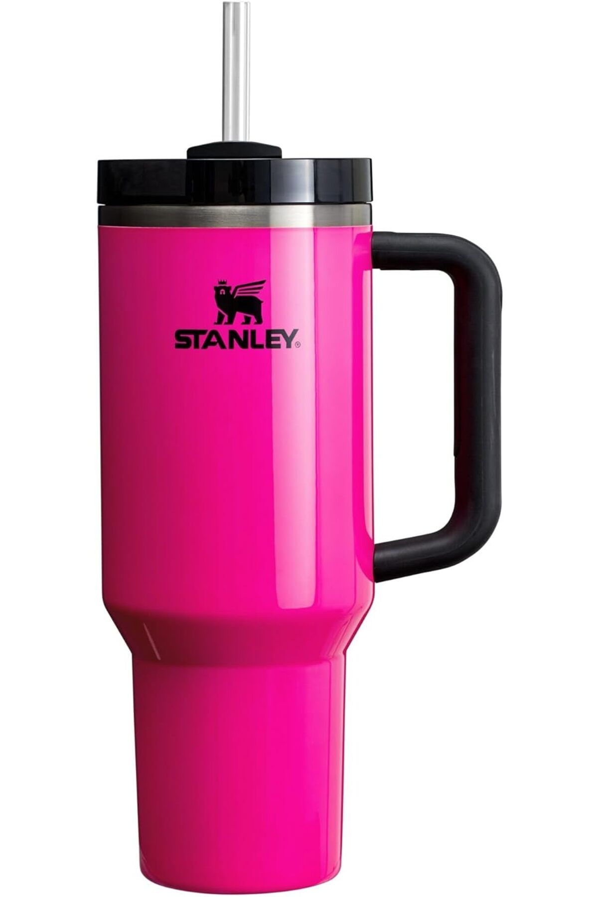 Stanley The Quencher H2.0 FlowState Paslanmaz Çelik Vakum Yalıtımlı Bardak 40 oz 1,18 Lt Neon Pink
