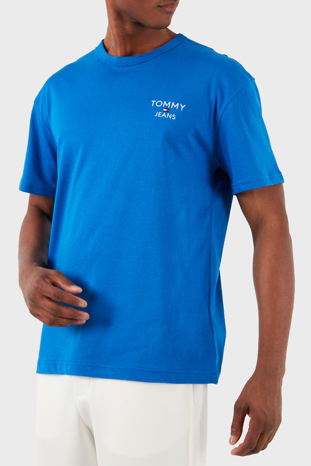 Tommy Jeans Pamuklu Regular Fit T Shirt Erkek T SHİRT DM0DM18872 C6P