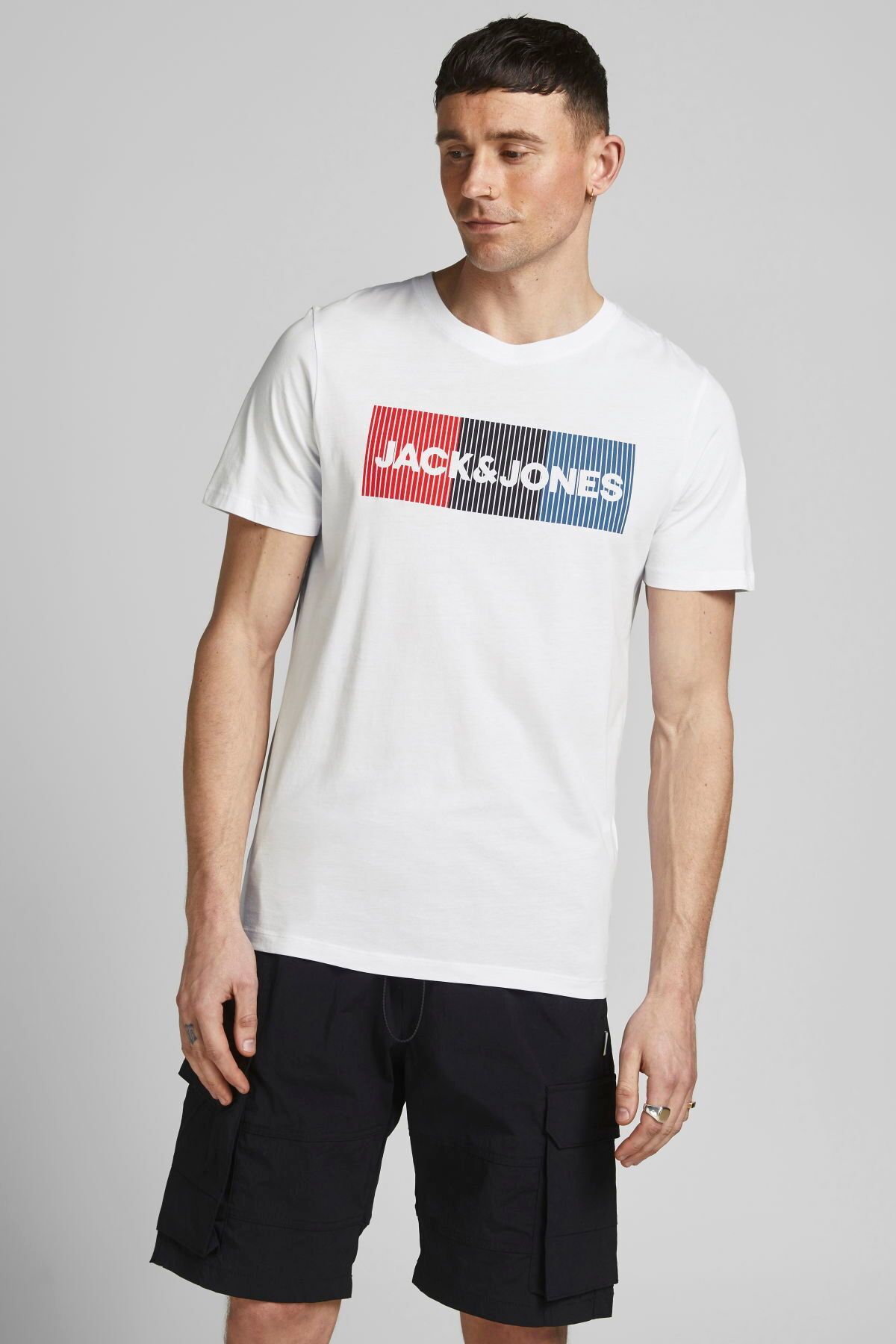Jack & Jones Erkek White T-Shirt