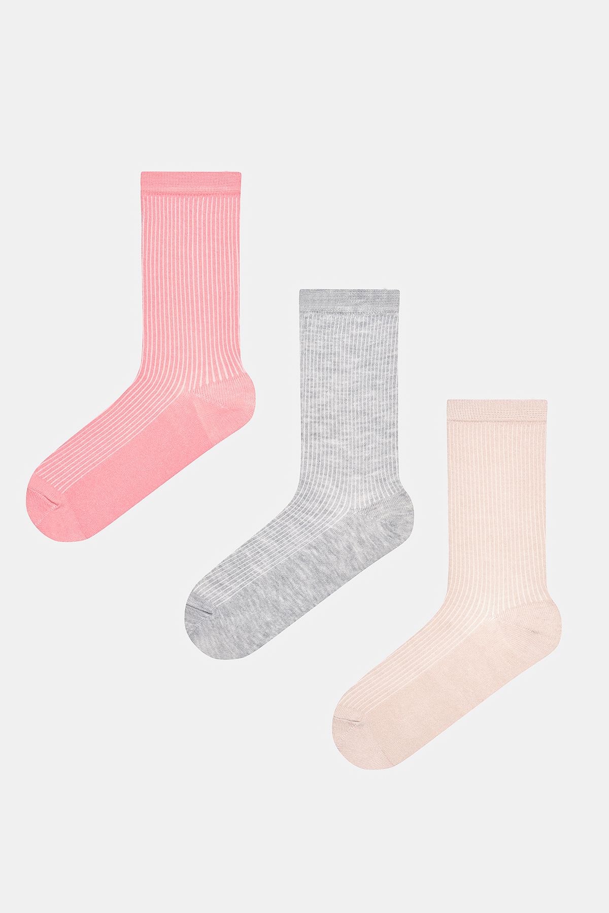 Penti Basic Rib 3lü Soket Çorap