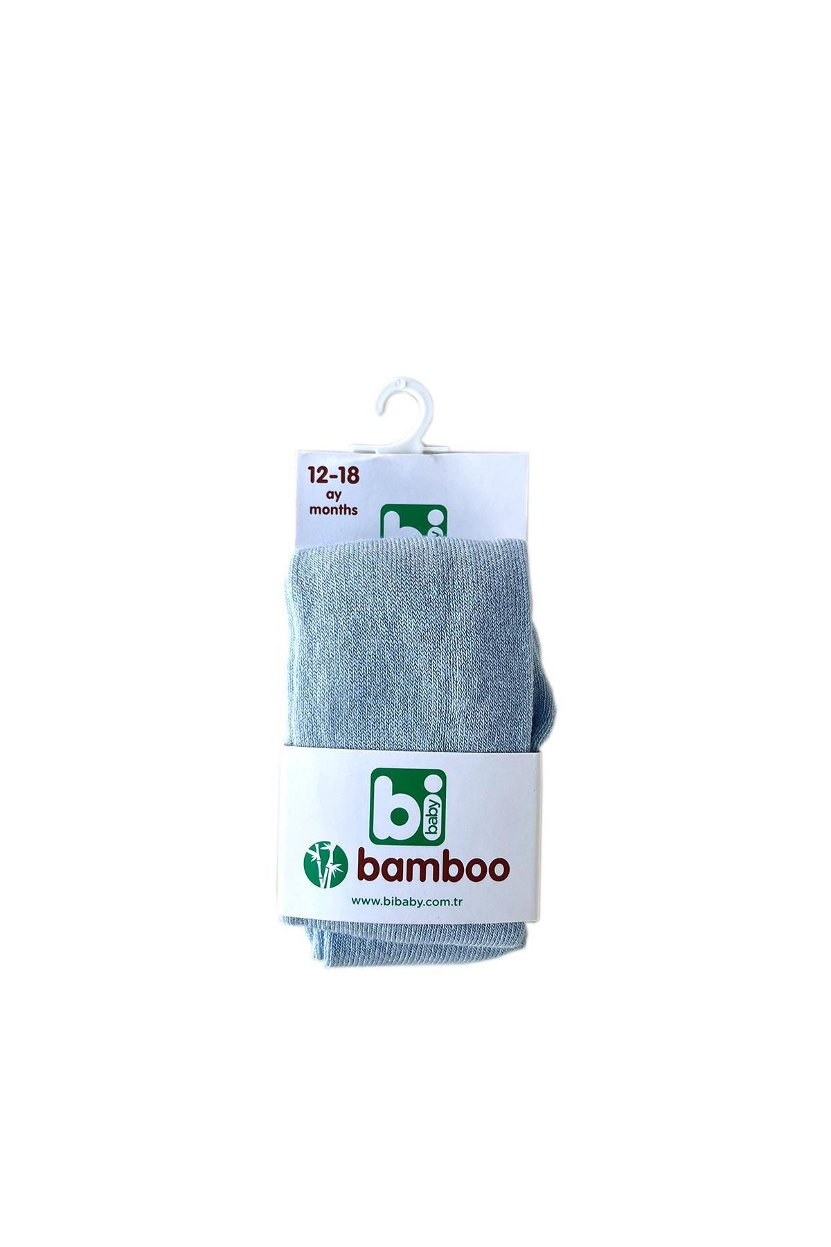 Bibaby Çorap Külotlu Bambu Mavi