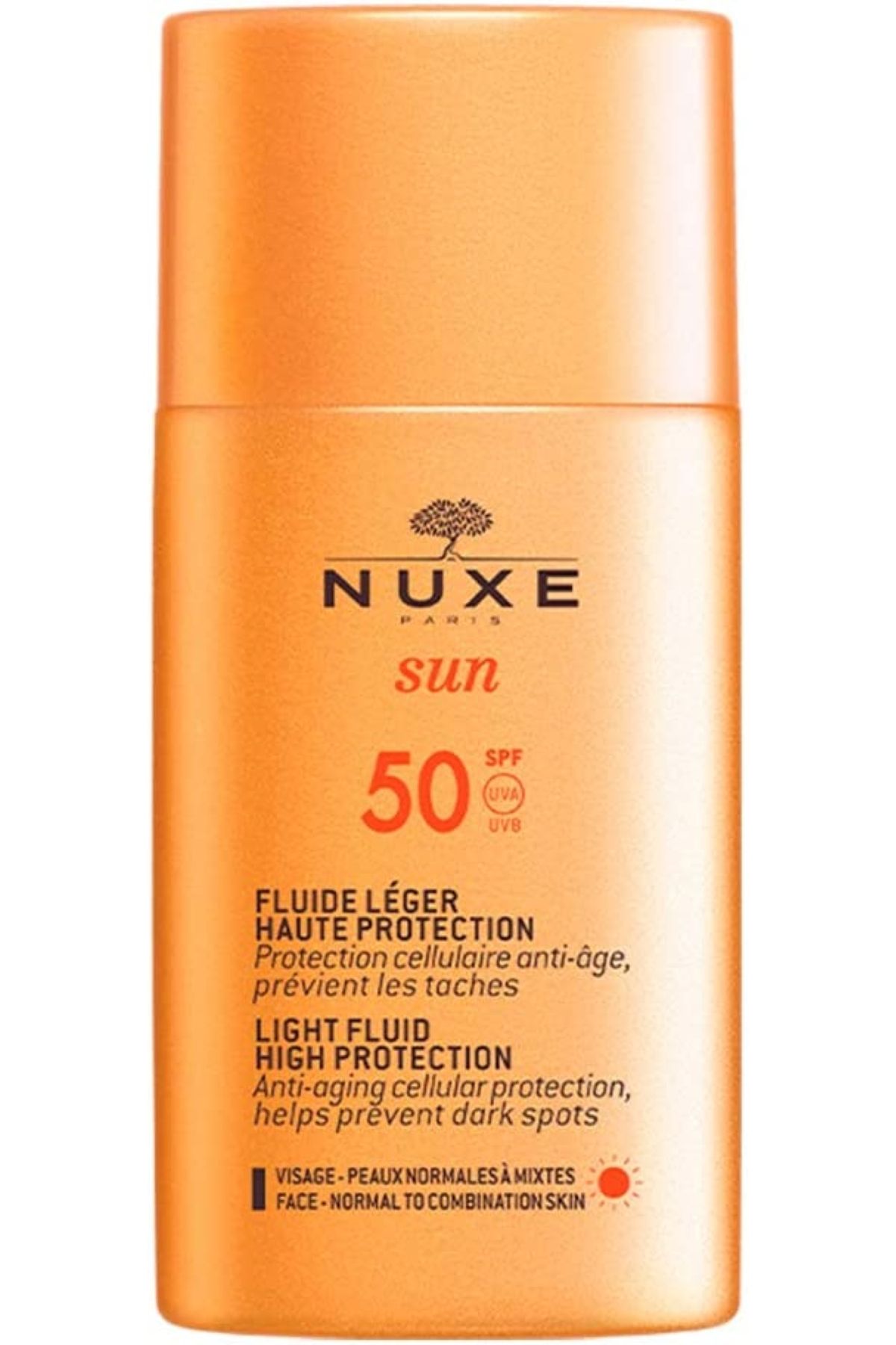 Nuxe Sun Light Fluid High Protection SPF 50 Bronzlaştırıcı Yüz Güneş Kremi 50 ml CYT9794461334643113