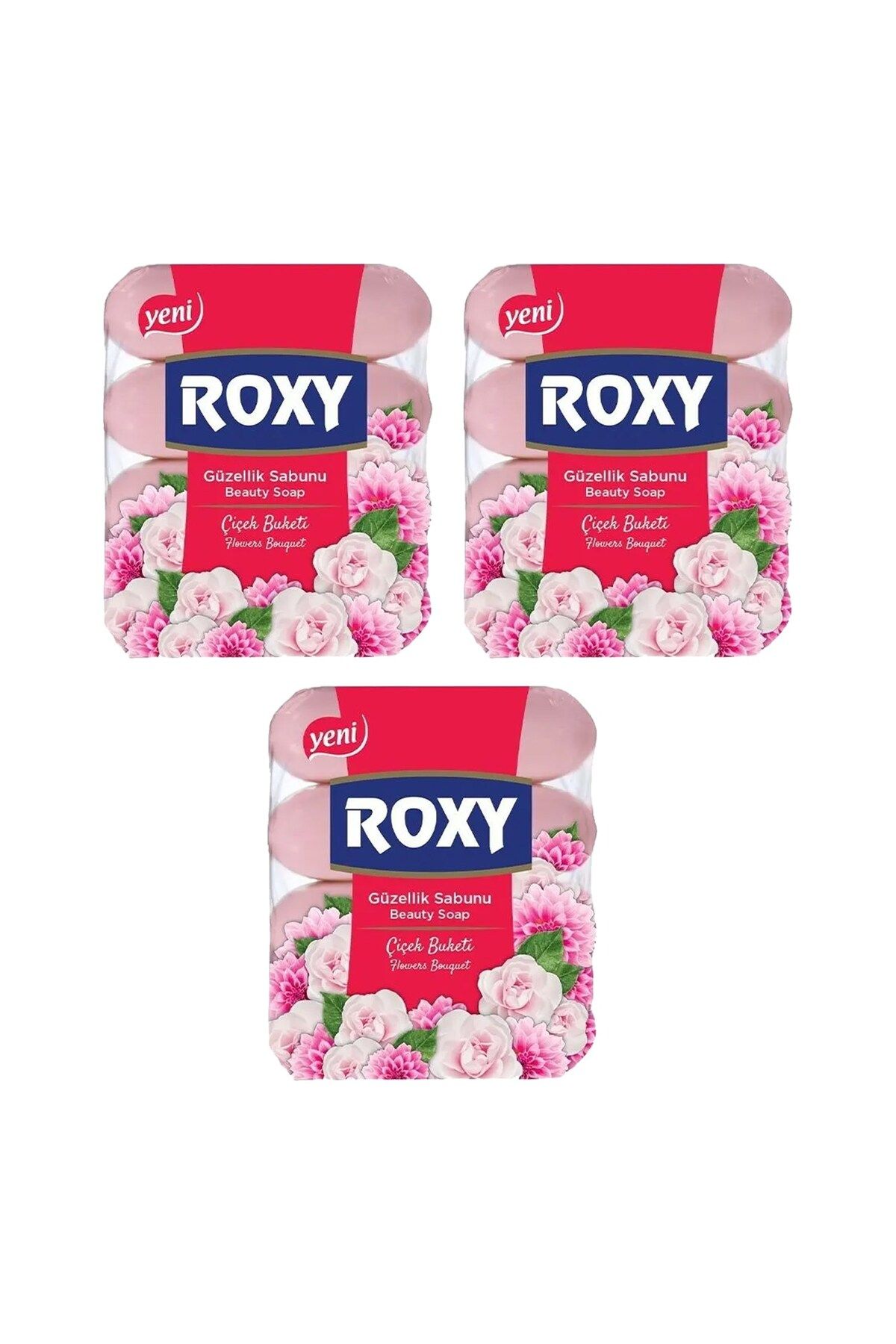 Dalan Roxy Güzellik Sabunu Gül 4x70 gr x 3 Adet