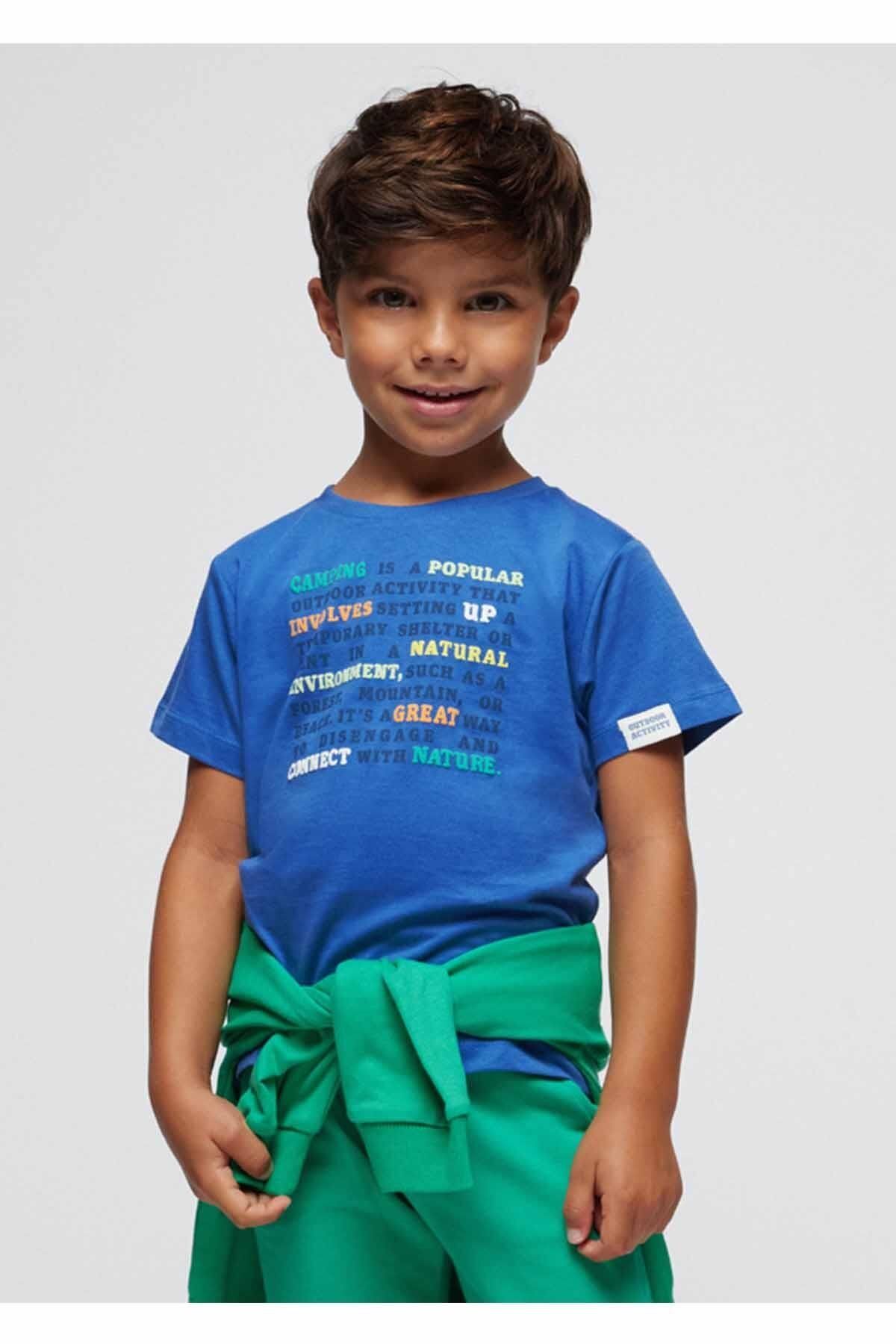Mayoral Yazlık Erkek Kısa Kol T-shirt 2'li Set - Mavi