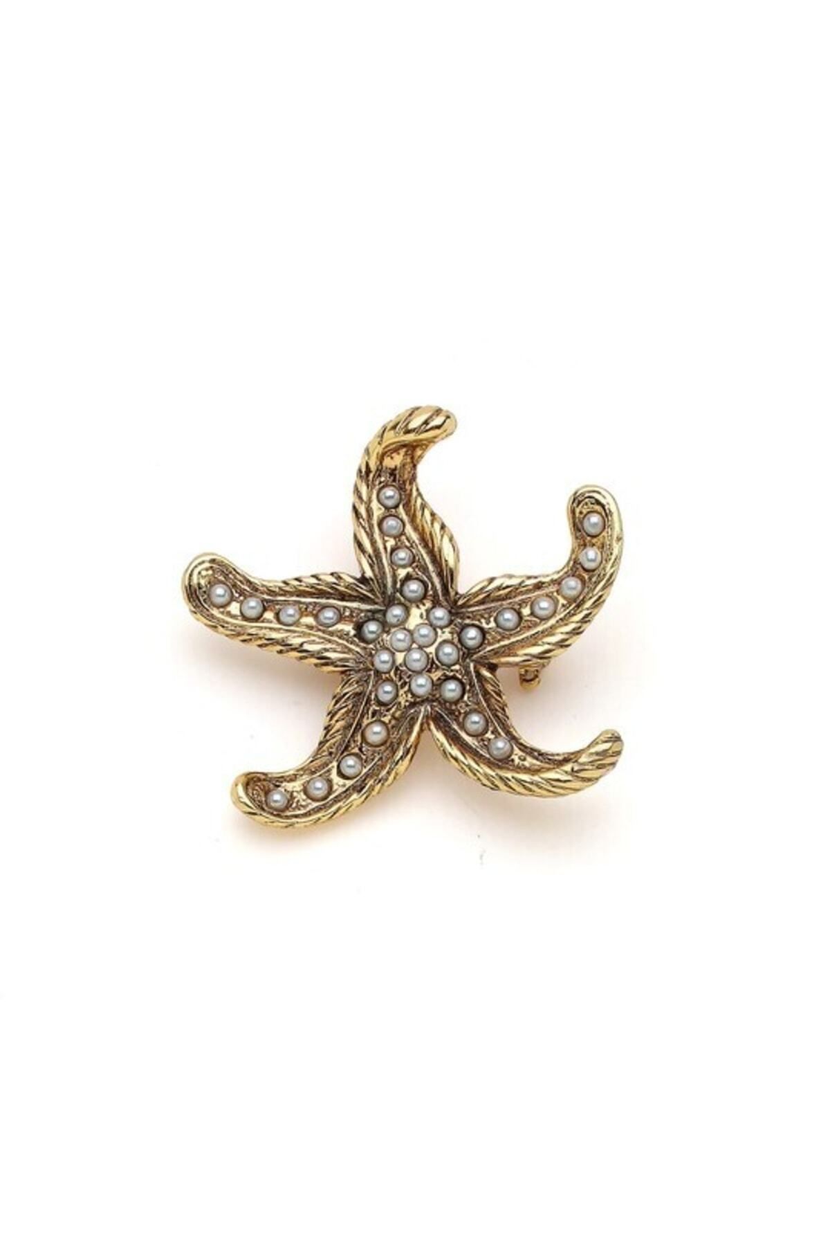 Mon Reve Starfish Inci Yıldız Broş