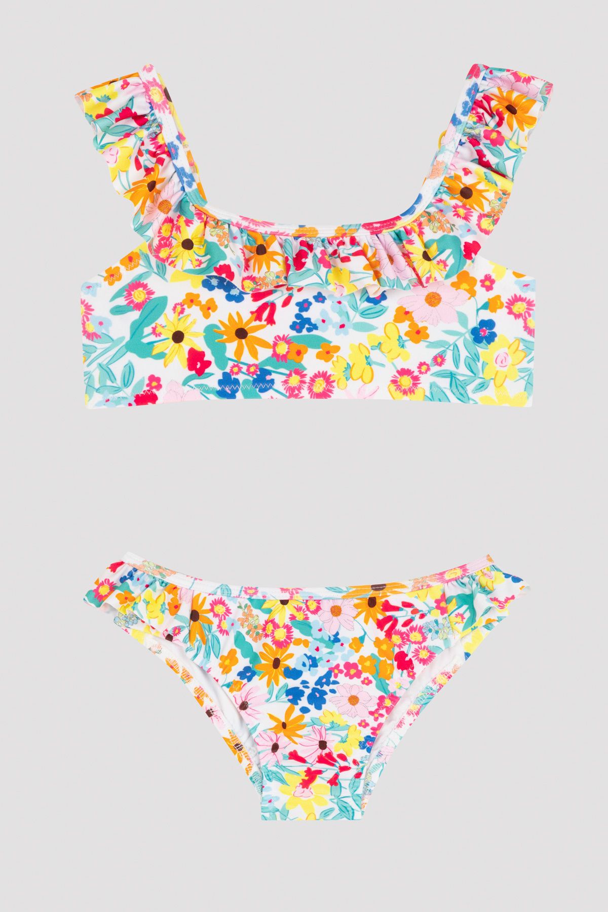 Penti Kız Çocuk Floral Garden Halter Bikini Set