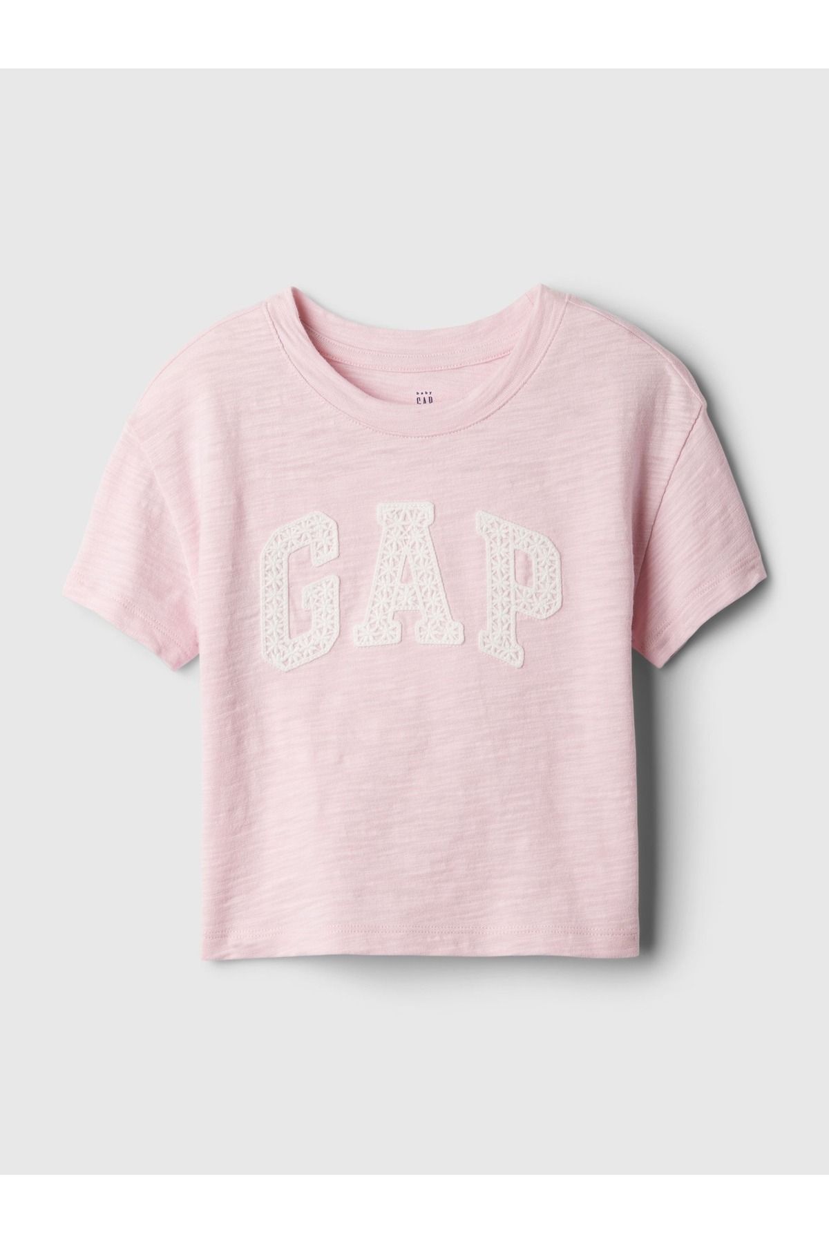 GAP Kız Bebek Pembe Gap Logo T-Shirt