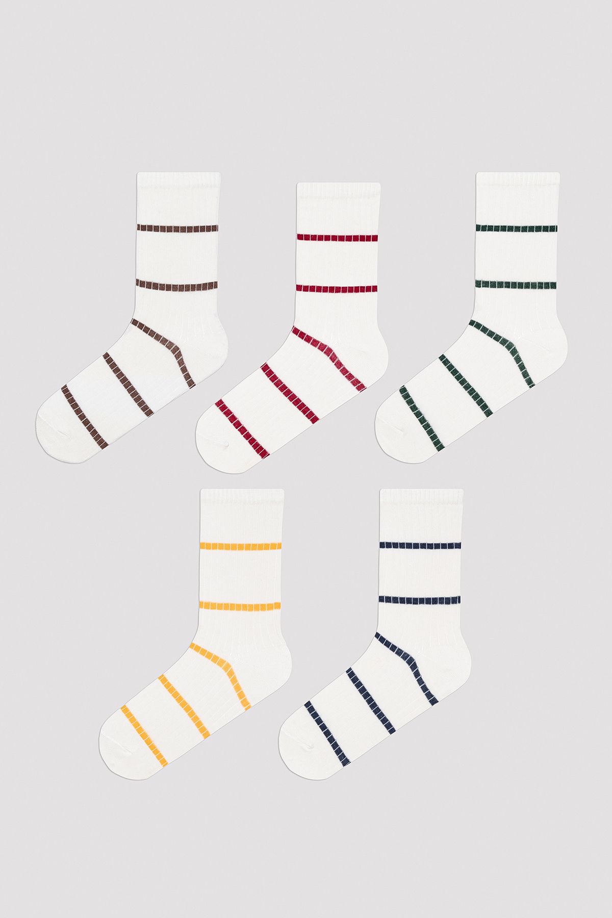 Penti Basic Line Beyaz 5li Soket Çorap
