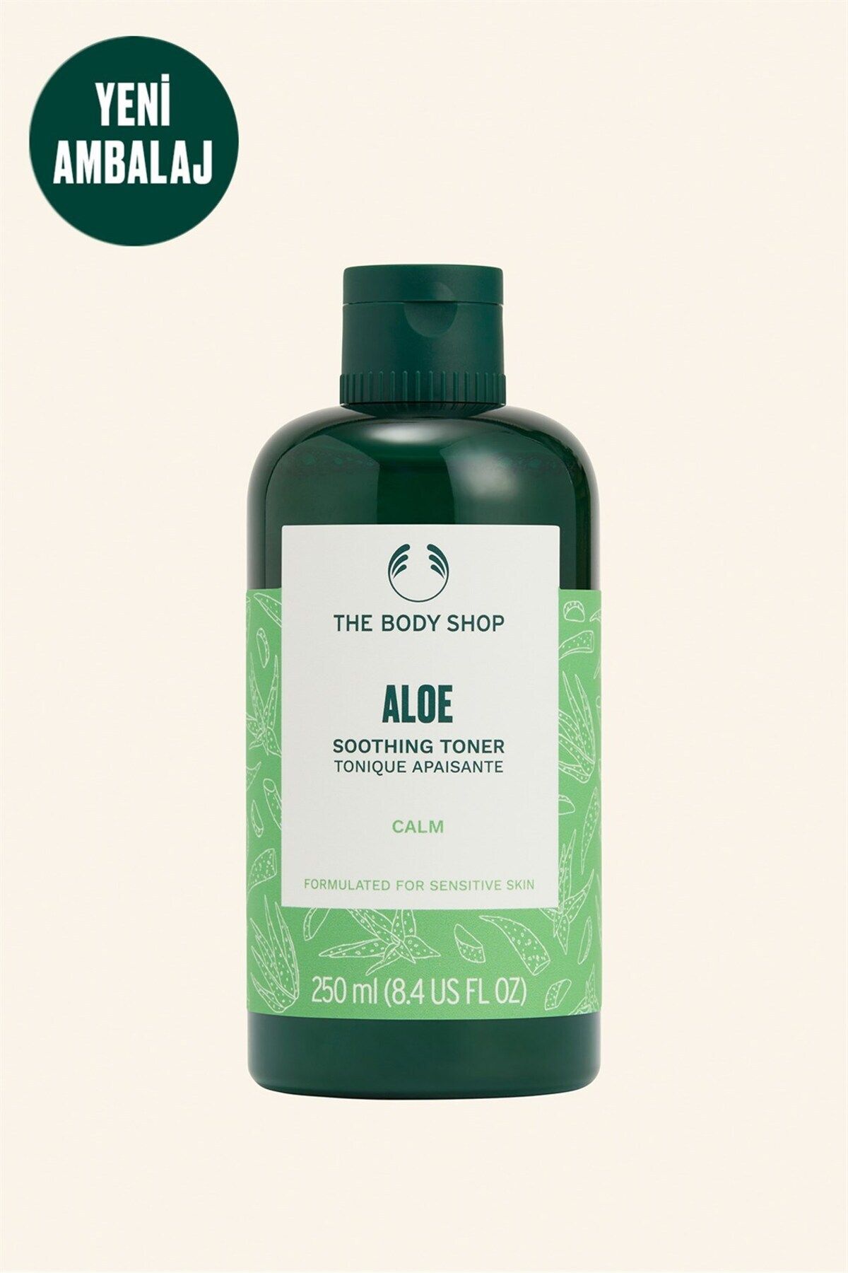 THE BODY SHOP Aloe Hassas Ciltlere Özel Yatıştırıcı Temizleme Toniği 250 ml